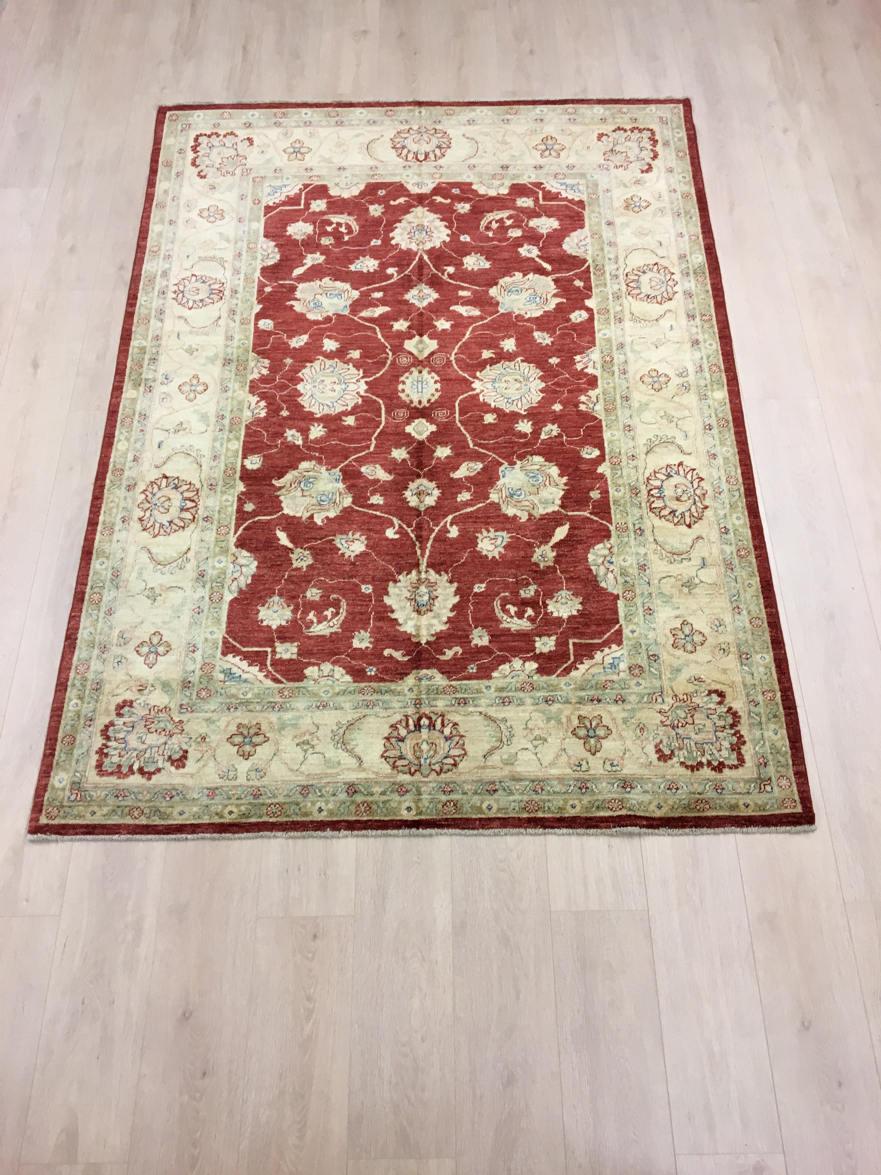 Handgeknoopt Perzisch Tapijt Chobi 238x166 - Omid Carpets