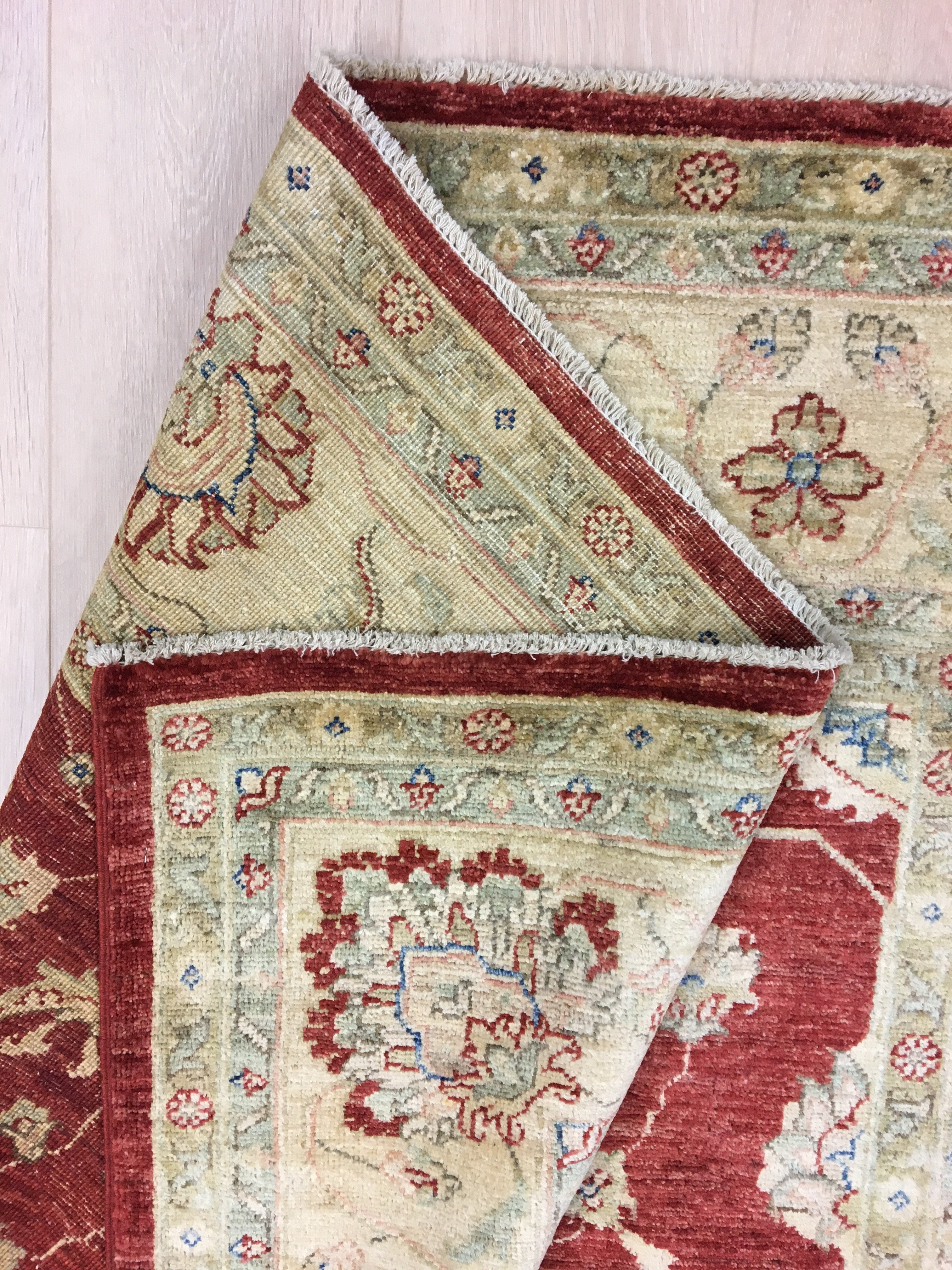 Handgeknoopt Perzisch Tapijt Chobi 238x166 - Omid Carpets