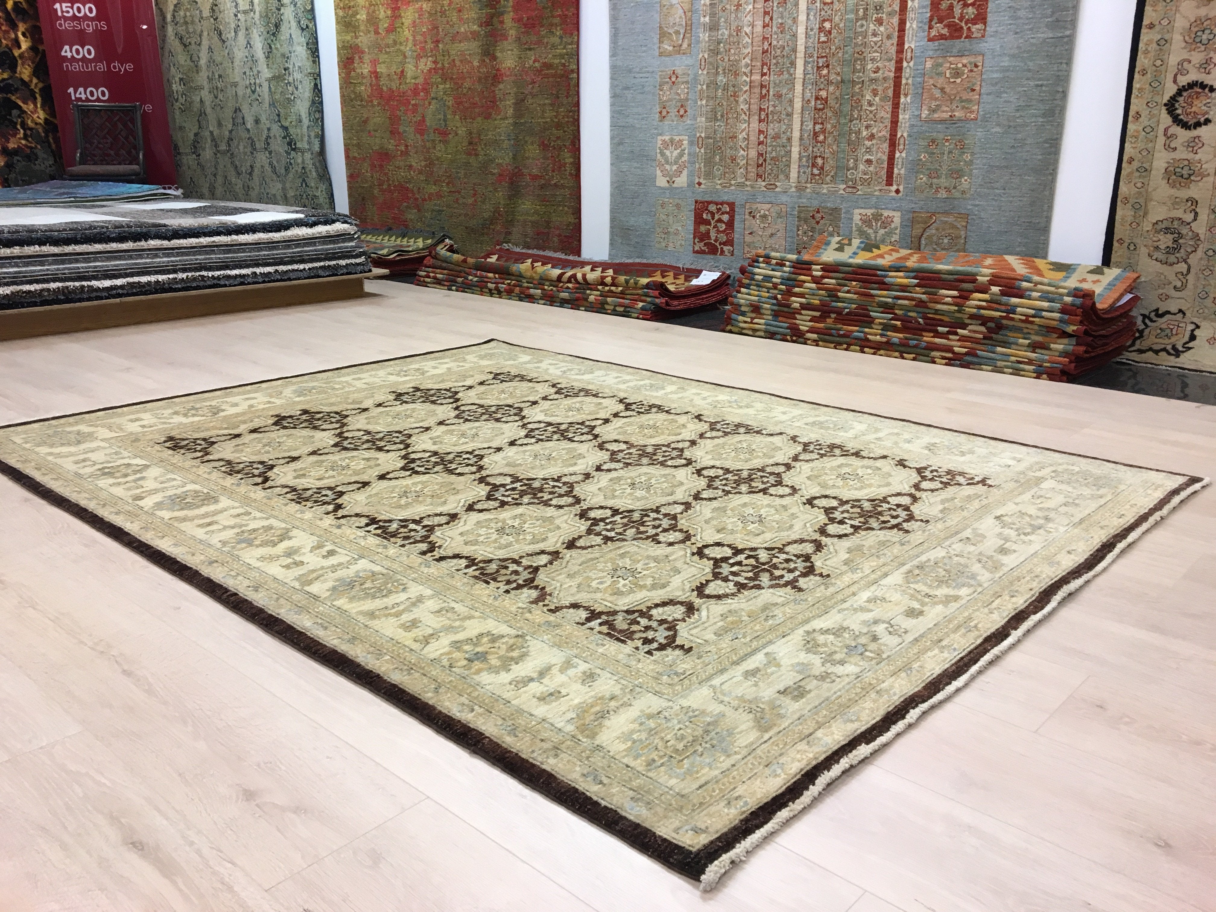 Perzisch Handgeknoopt Tapijt Chobi 229x176 - Omid Carpets