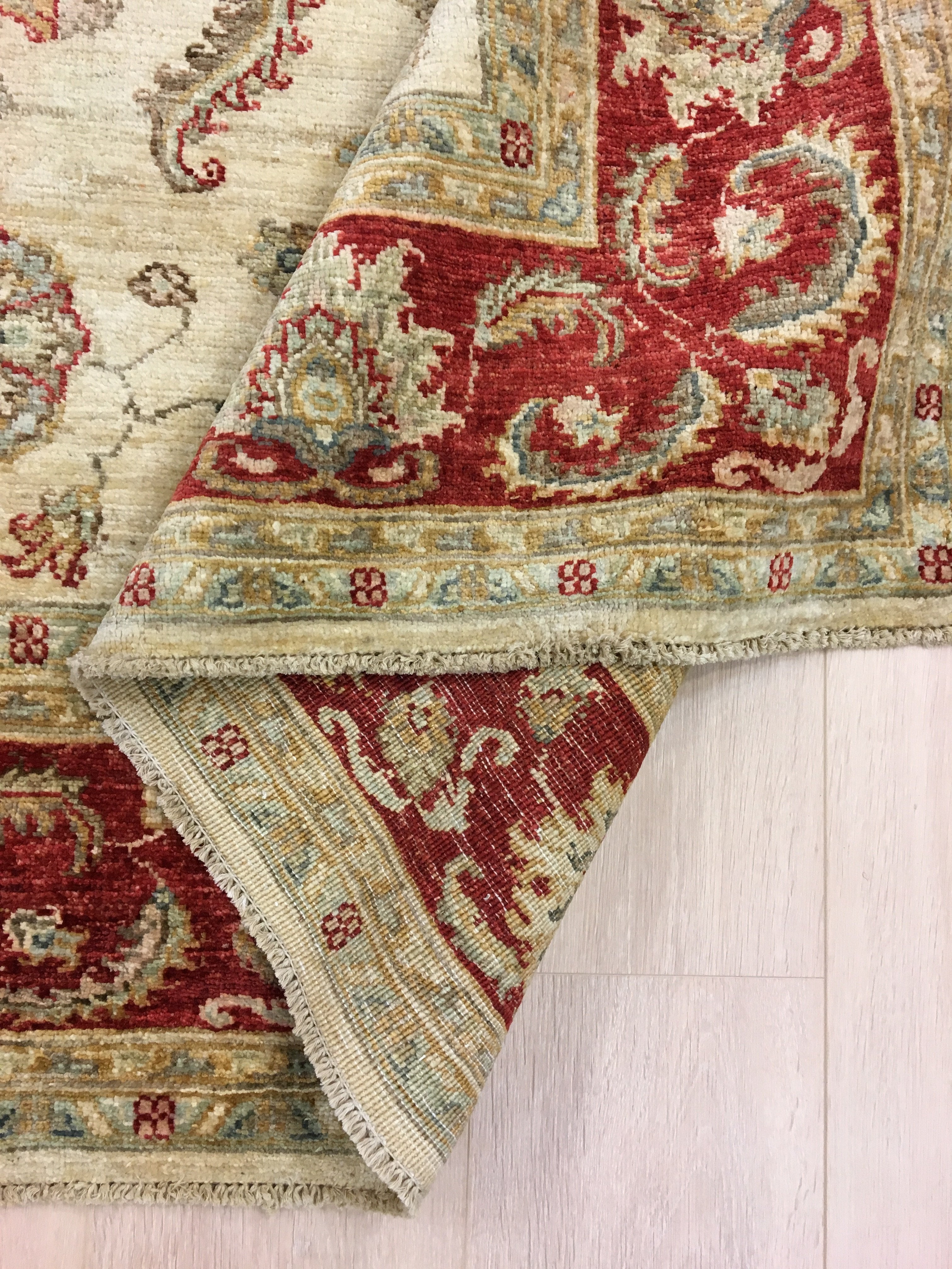 Perzisch Handgeknoopt Tapijt Chobi 220x168 - Omid Carpets
