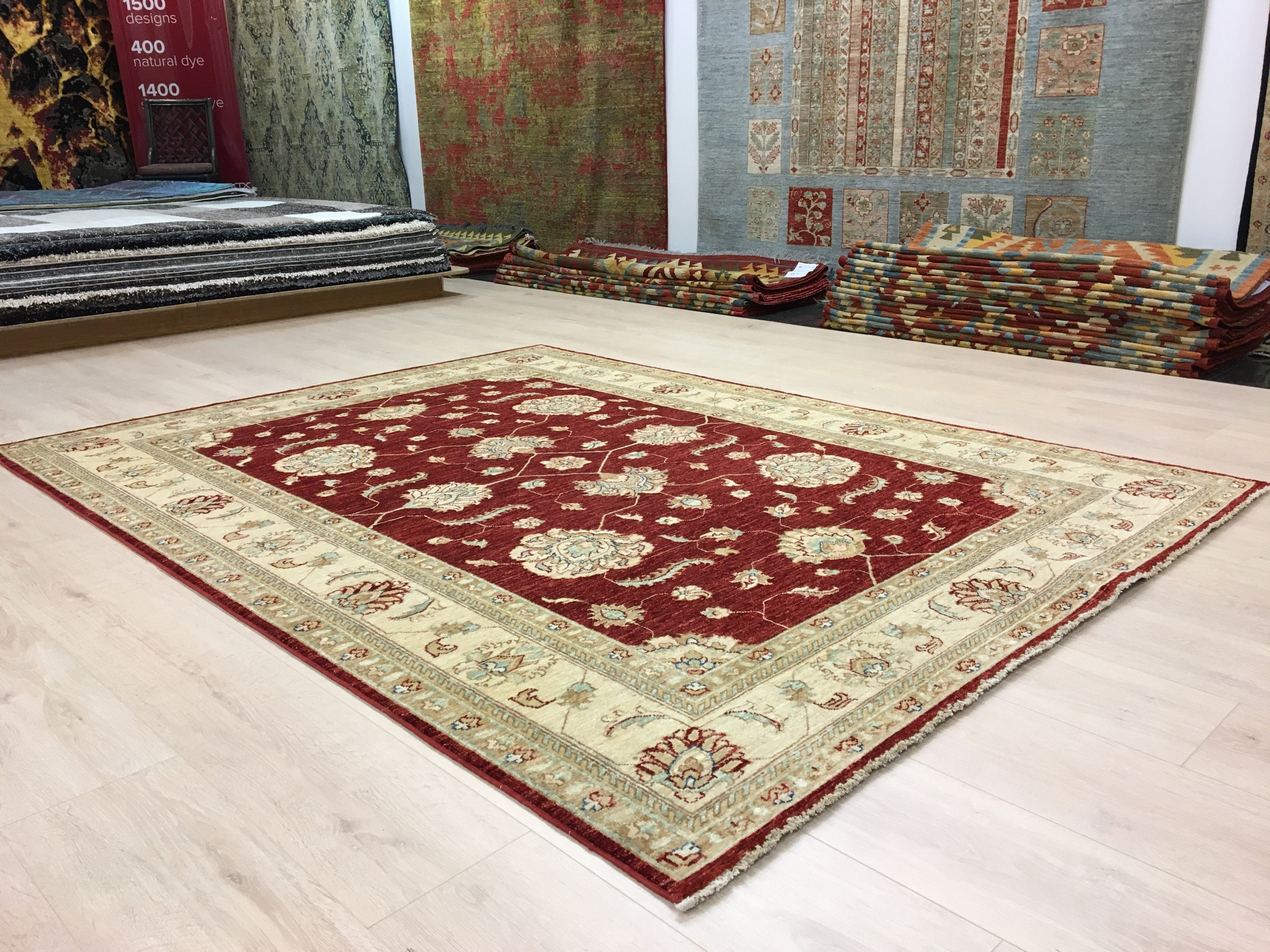 Perzisch Handgeknoopt Tapijt Chobi 226x170 - Omid Carpets