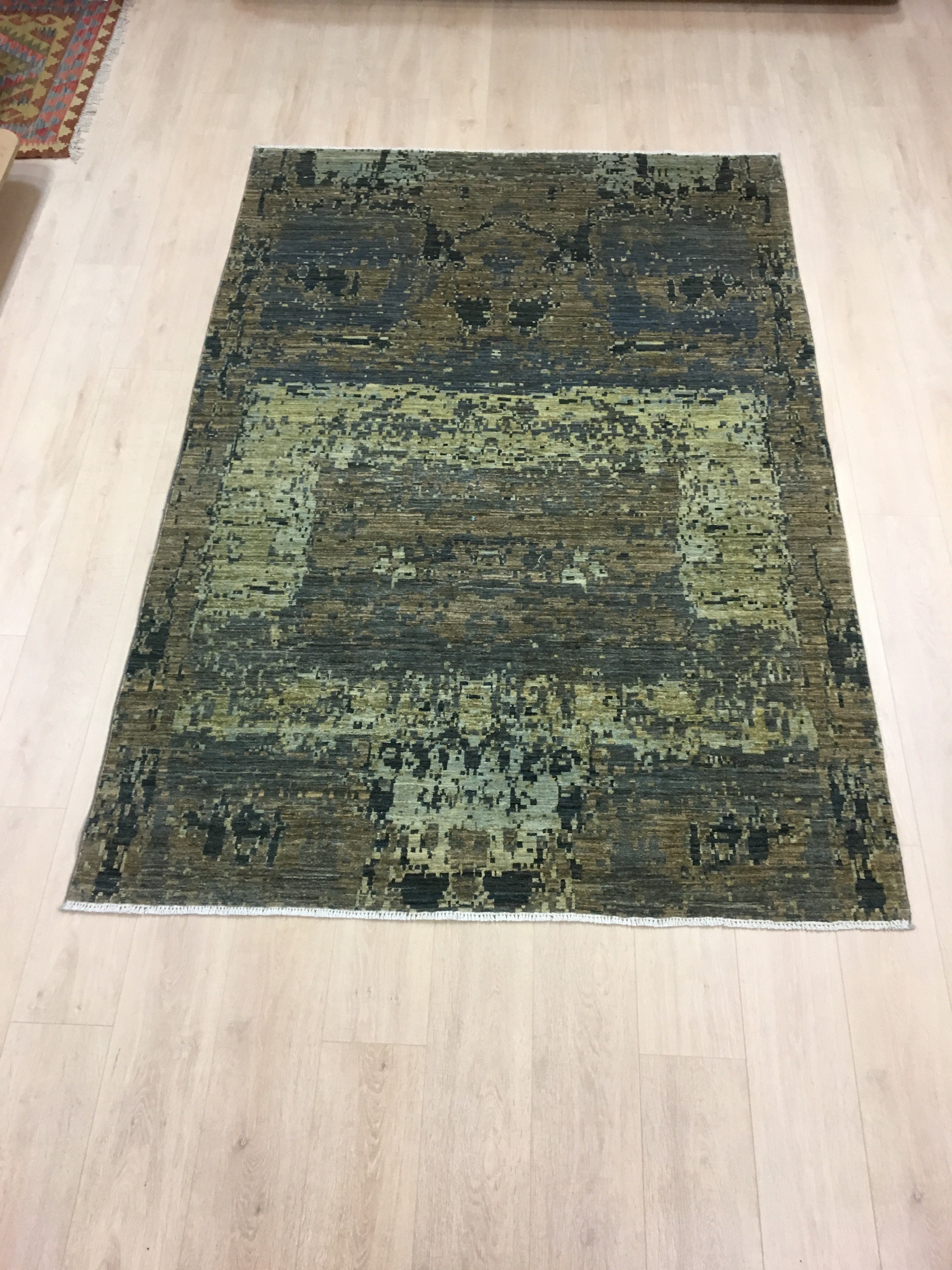 Perzisch Handgeknoopt Tapijt Modern 247x167 - Omid Carpets
