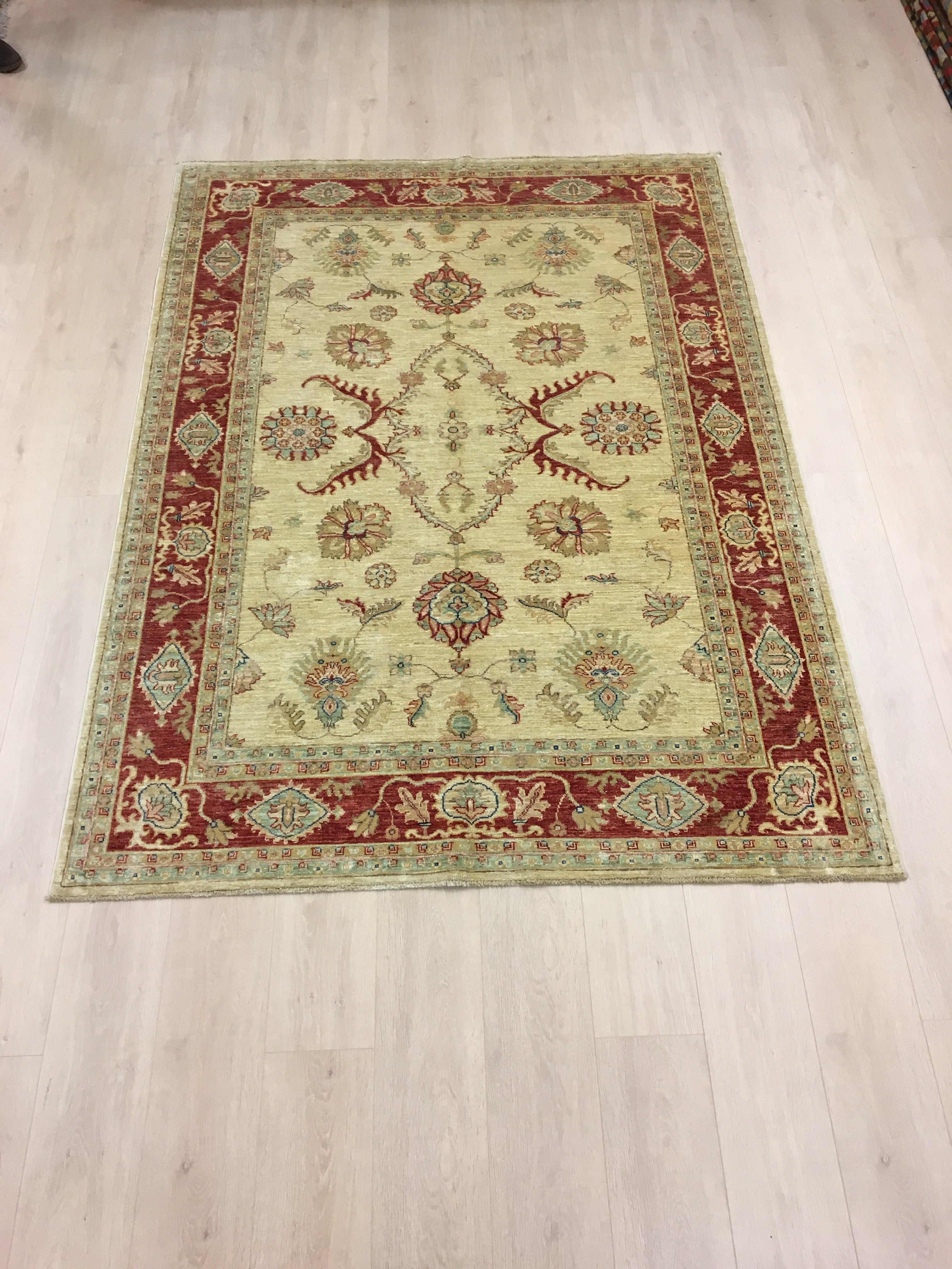 Perzisch Handgeknoopt Tapijt Chobi 228x167 - Omid Carpets