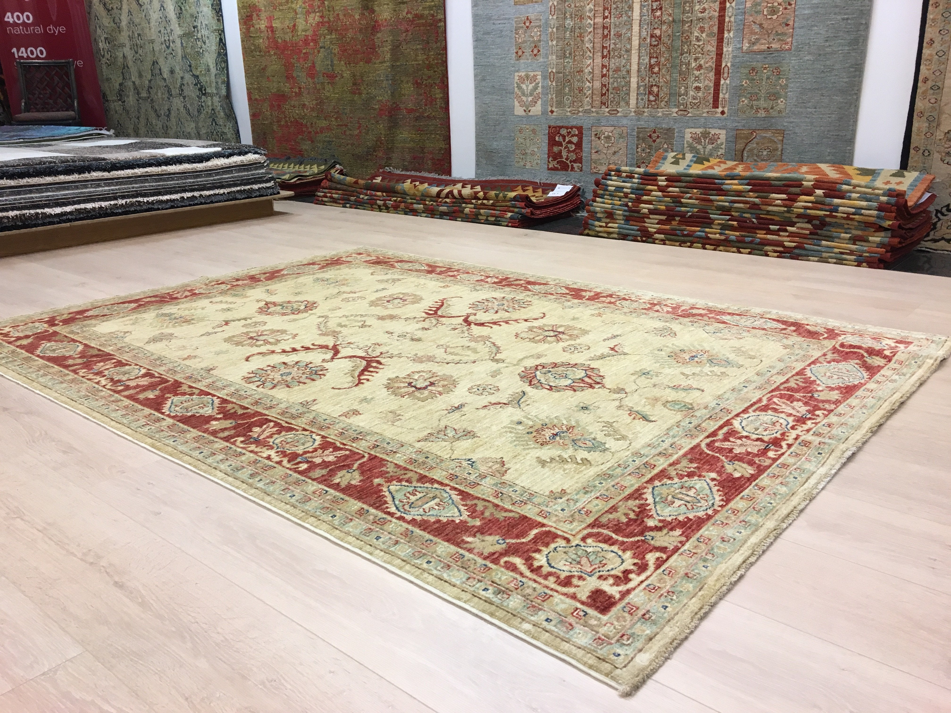 Perzisch Handgeknoopt Tapijt Chobi 228x167 - Omid Carpets