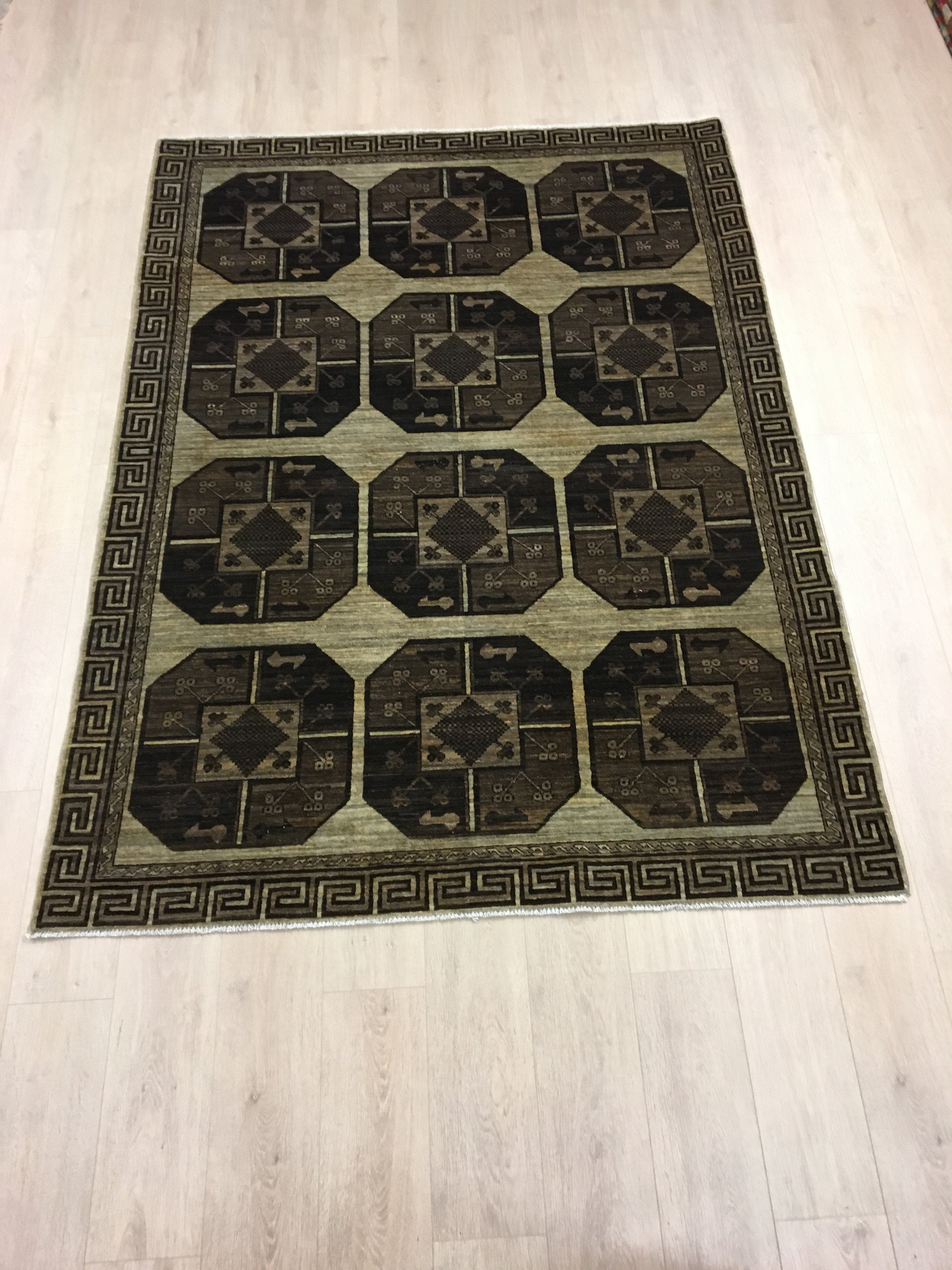 Perzisch Handgeknoopt Tapijt Natural Gabah 237x172 - Omid Carpets