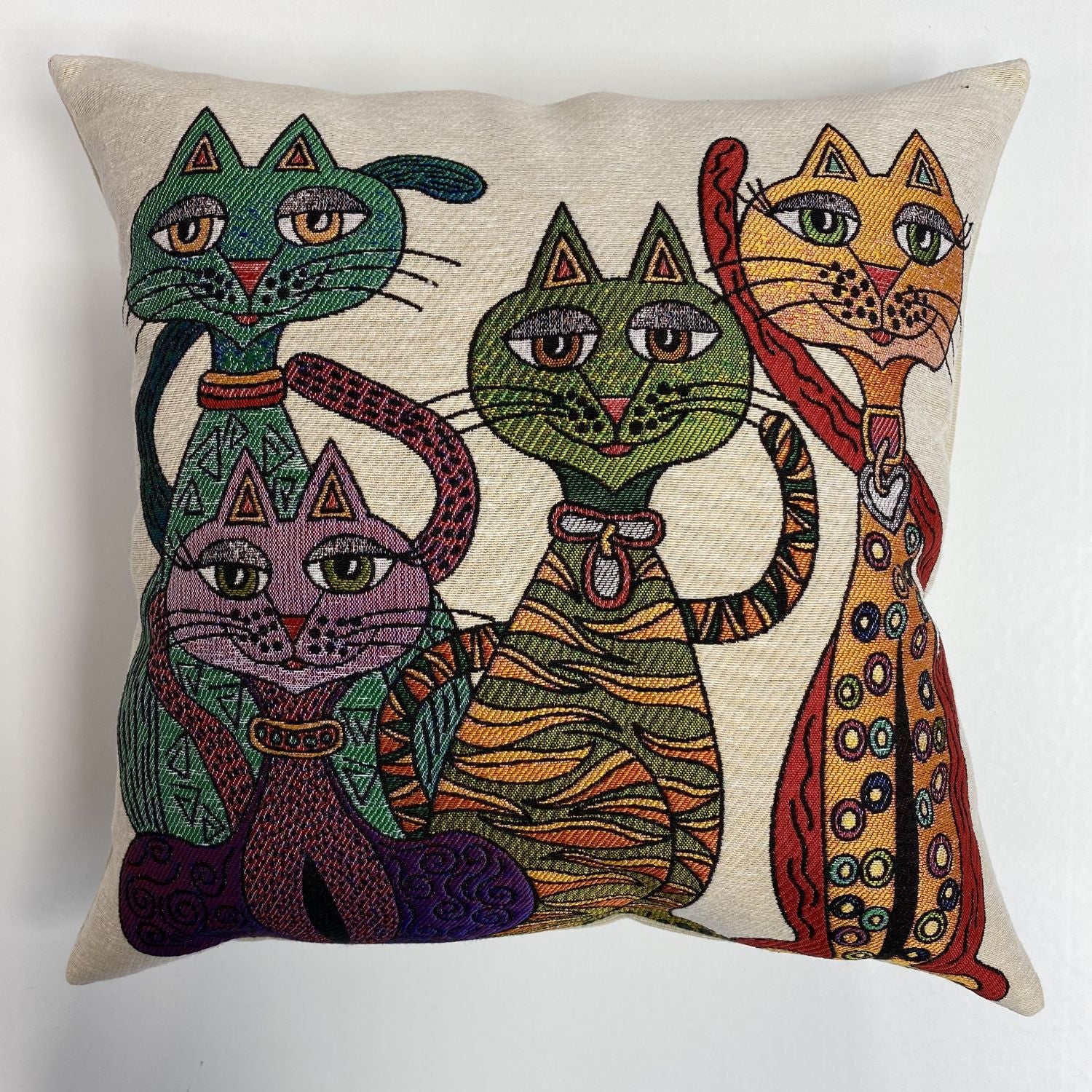 Cat Pillow 45x45cm - Pillow Cover - Cat Lover Gift - Cat Owner Gift - Cat Lover Gift Women - Cat Gifts for Cat Lovers - Fun Pillow
