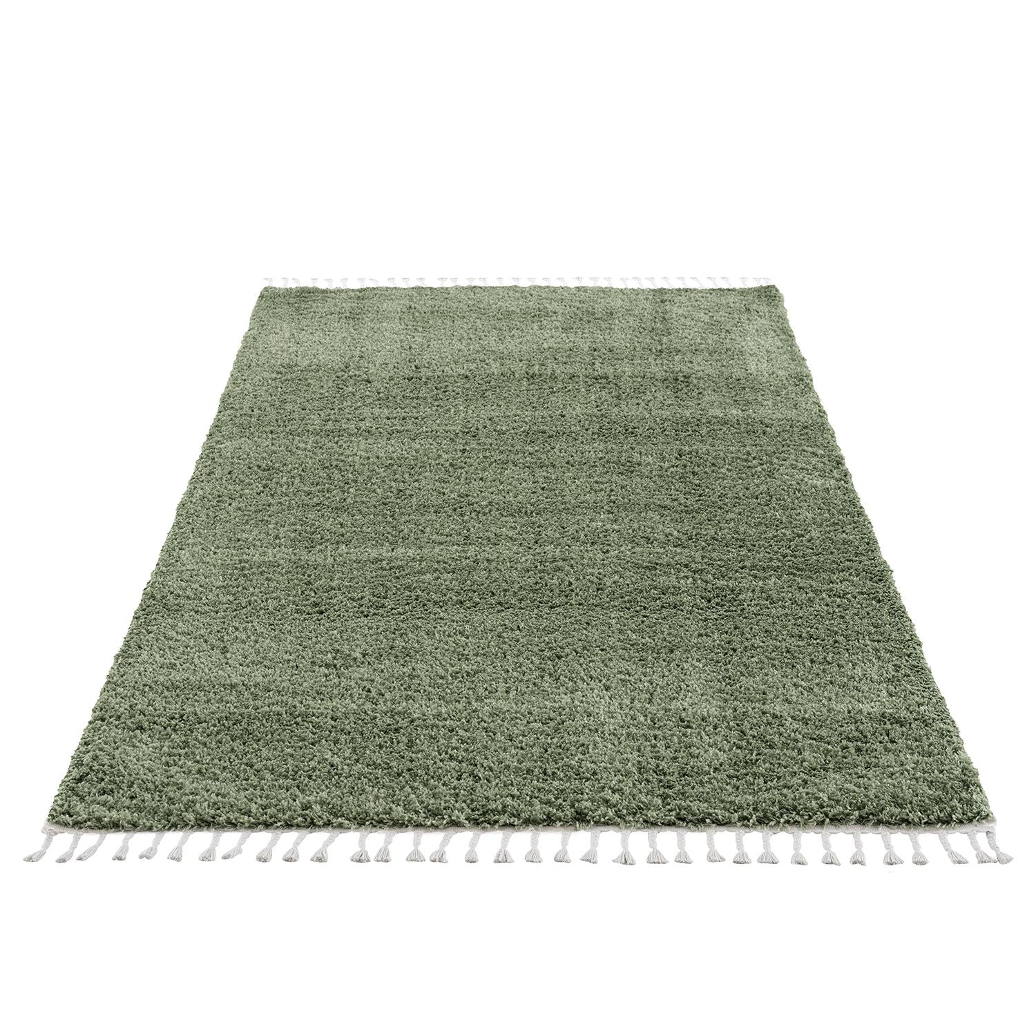 Groen Tapijt Hoopolig Vloerkleed - Omid Berber Vibes