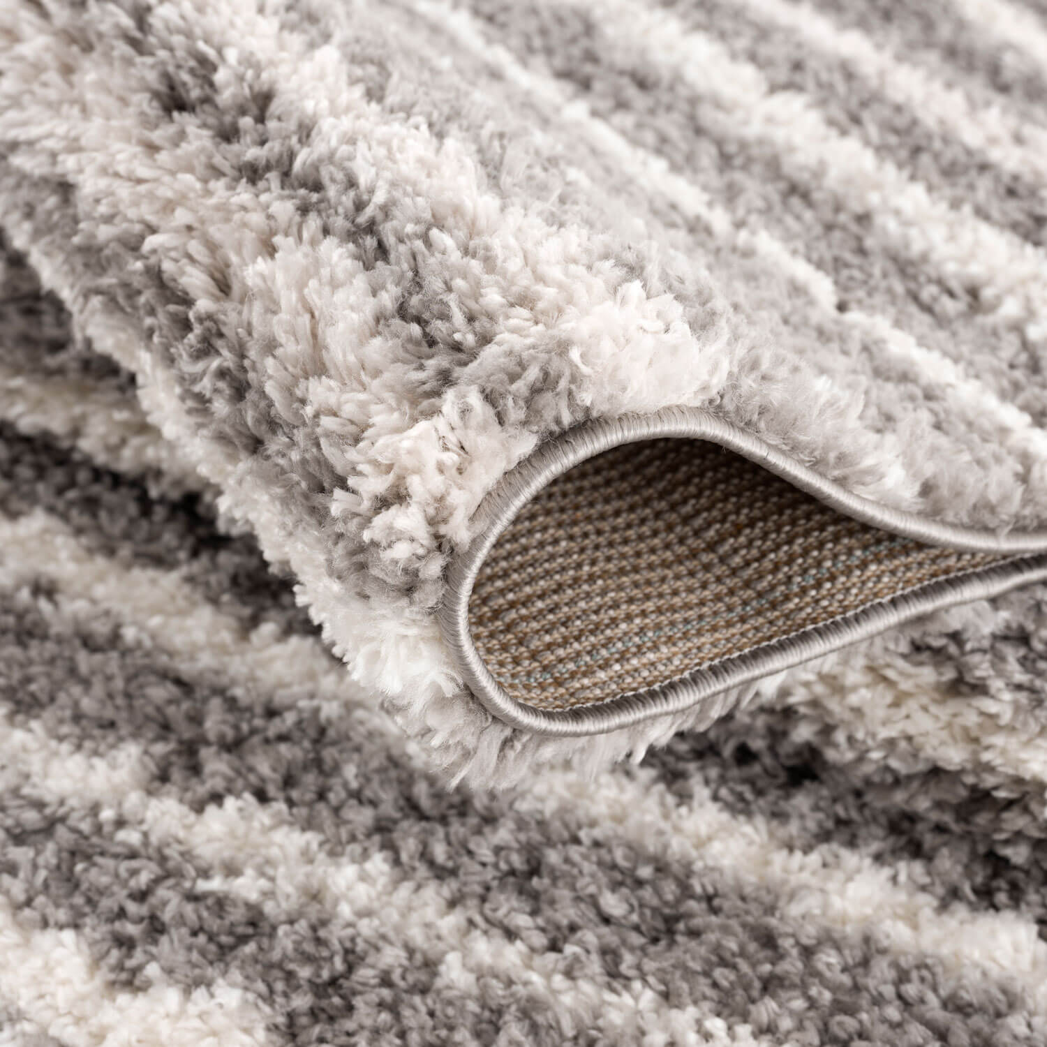 Bruin/Beige Tapijt Hoopolig  Vloerkleed - Omid Berber Vibes - Omid Carpets