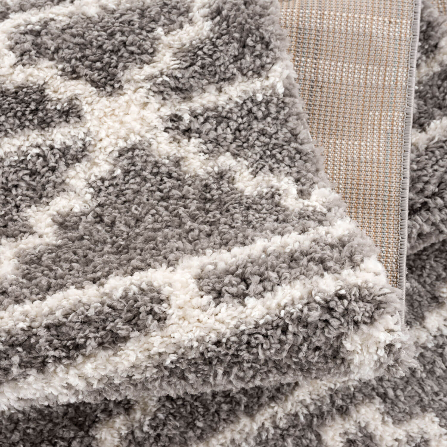 Bruin/Taupe Tapijt Hoopolig  Vloerkleed - Omid Berber Vibes 2 - Omid Carpets