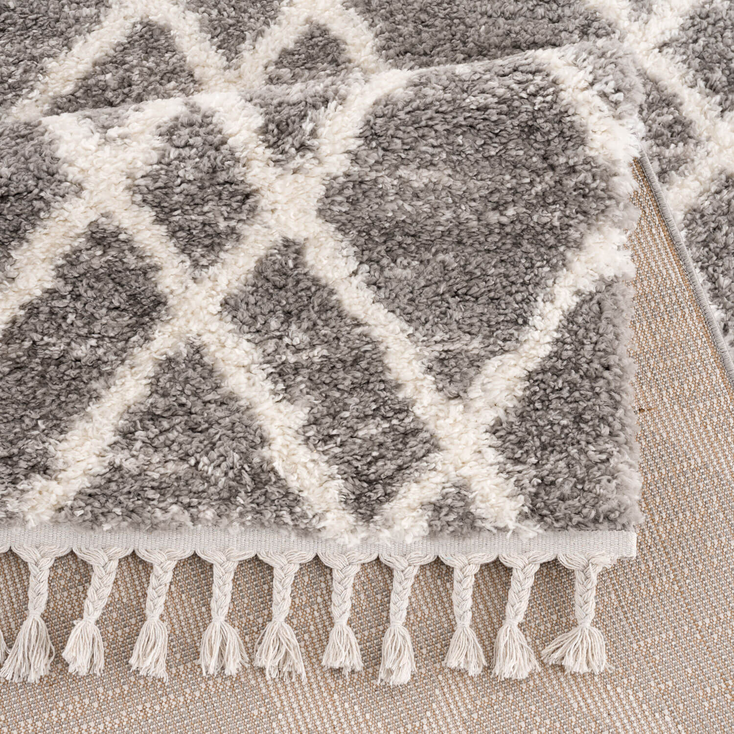 Bruin Tapijt Hoopolig  Vloerkleed - Omid Berber Vibes 3 - Omid Carpets