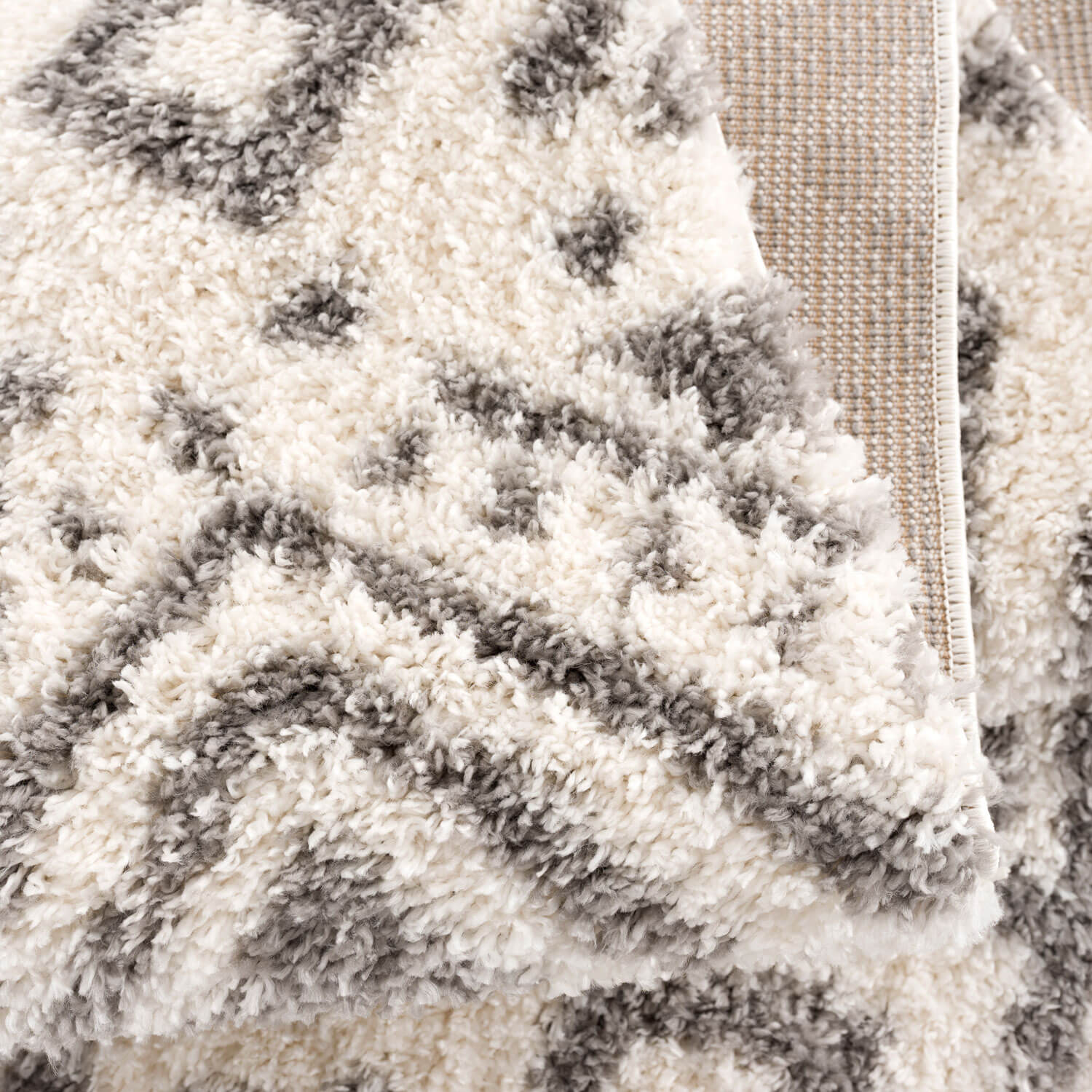 Crème Tapijt Hoopolig  Vloerkleed - Omid Berber Vibes 2 - Omid Carpets