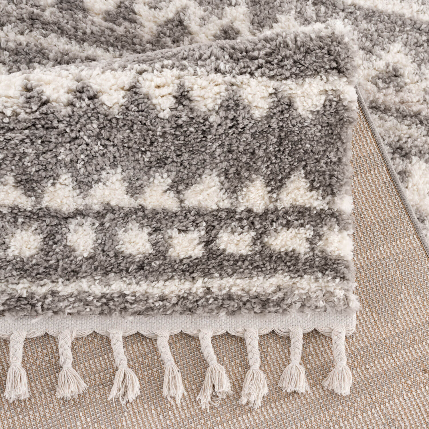 Bruin Tapijt Hoopolig  Vloerkleed - Omid Berber Vibes 5 - Omid Carpets