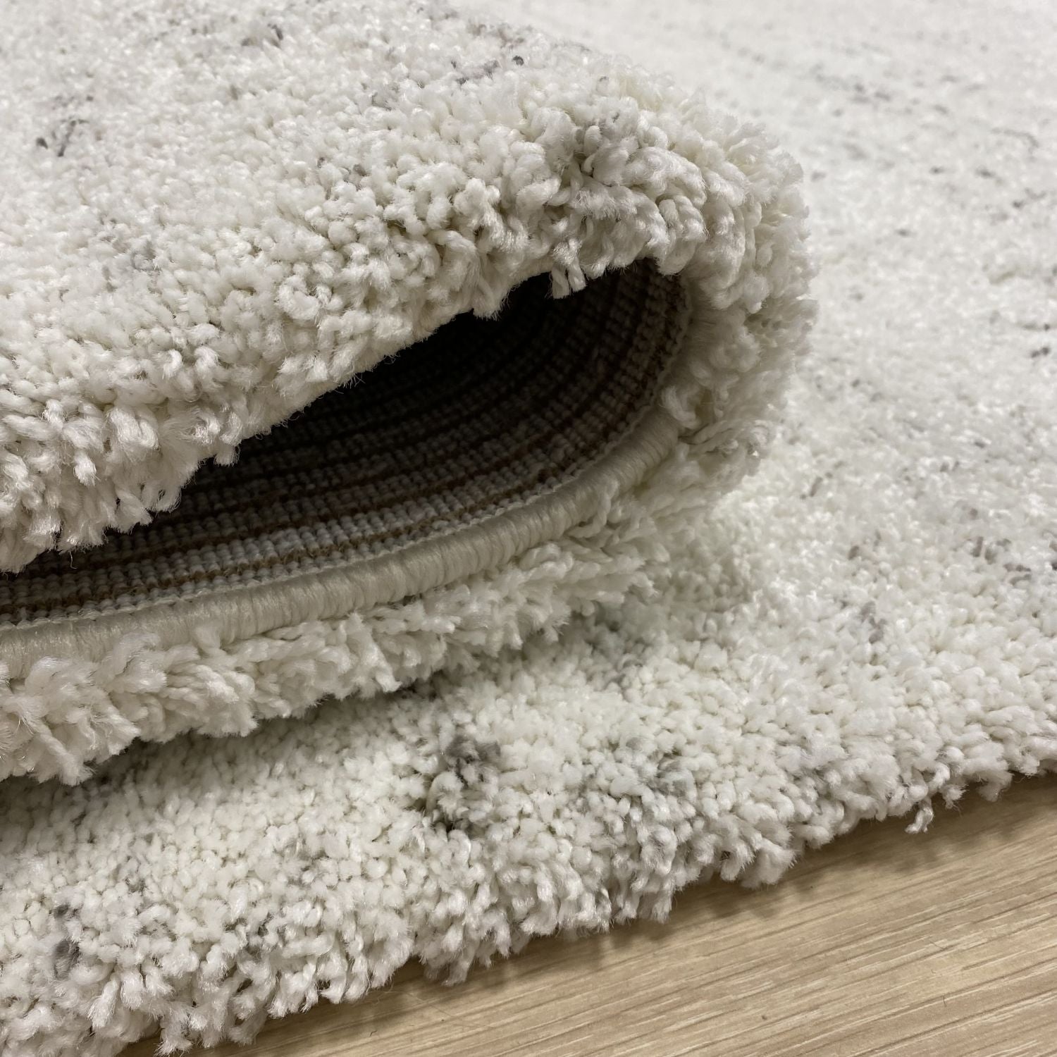 Wit/Grijs Tapijt Dik Vloerkleed Omid Belgian Luxury Ultimate Thickness
