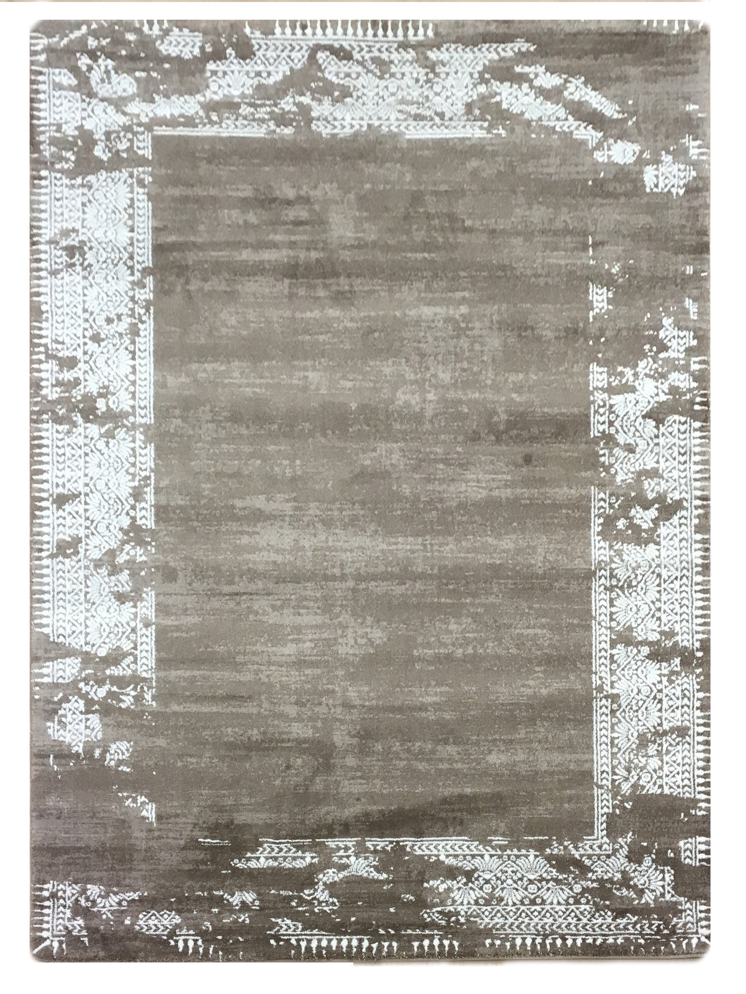 Bruine Antigua Retro Tapijt - Omid Carpets