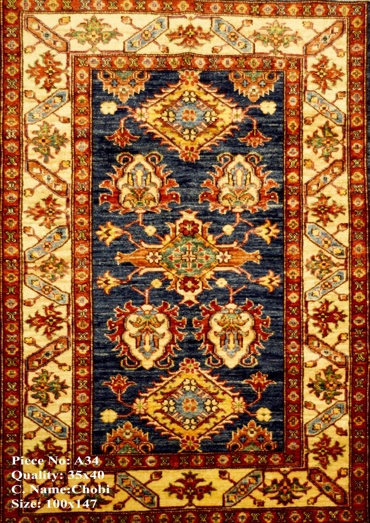 Chobi 147x100 - Omid Carpets