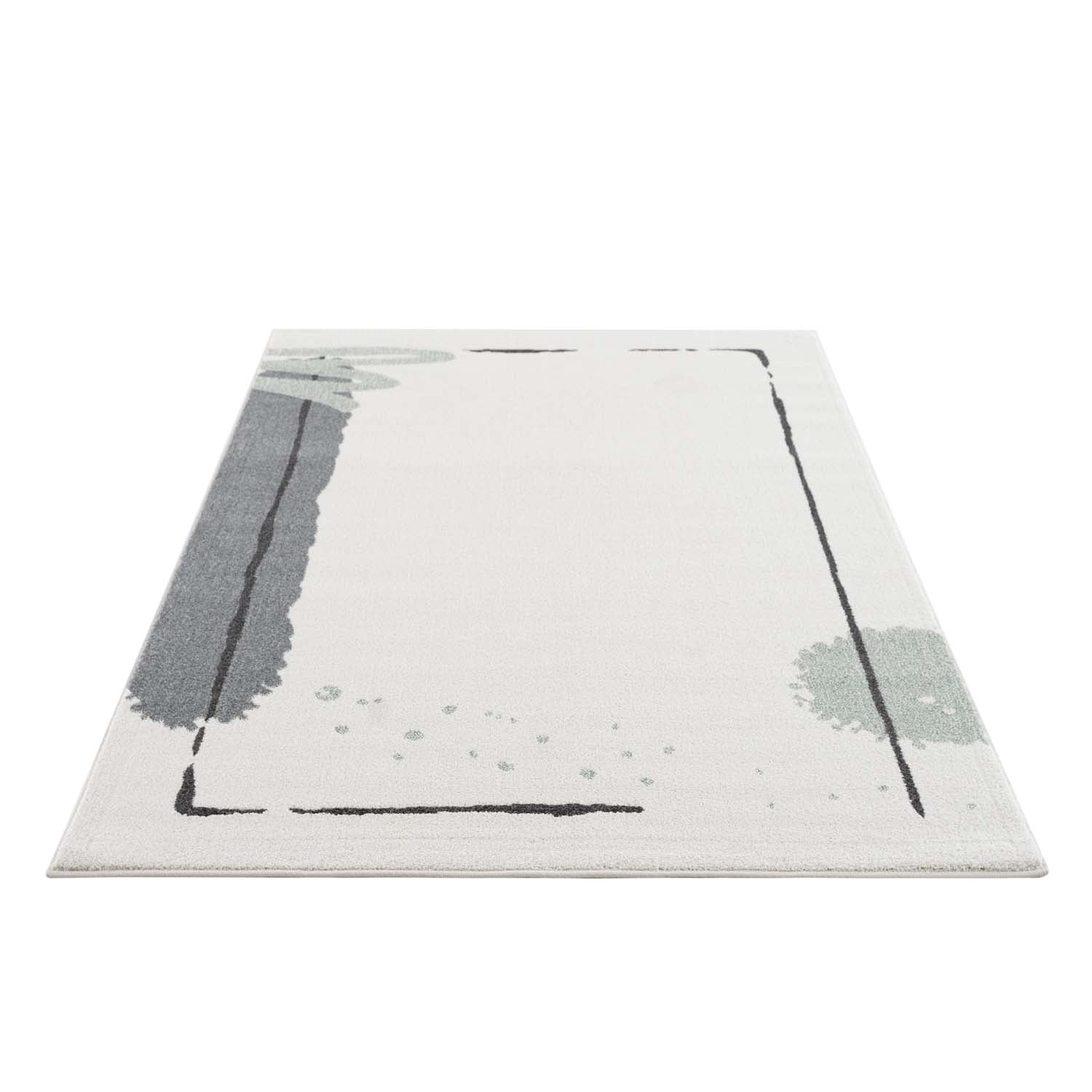 Kindertapijt Omid Artsy Groen Vloerkleed