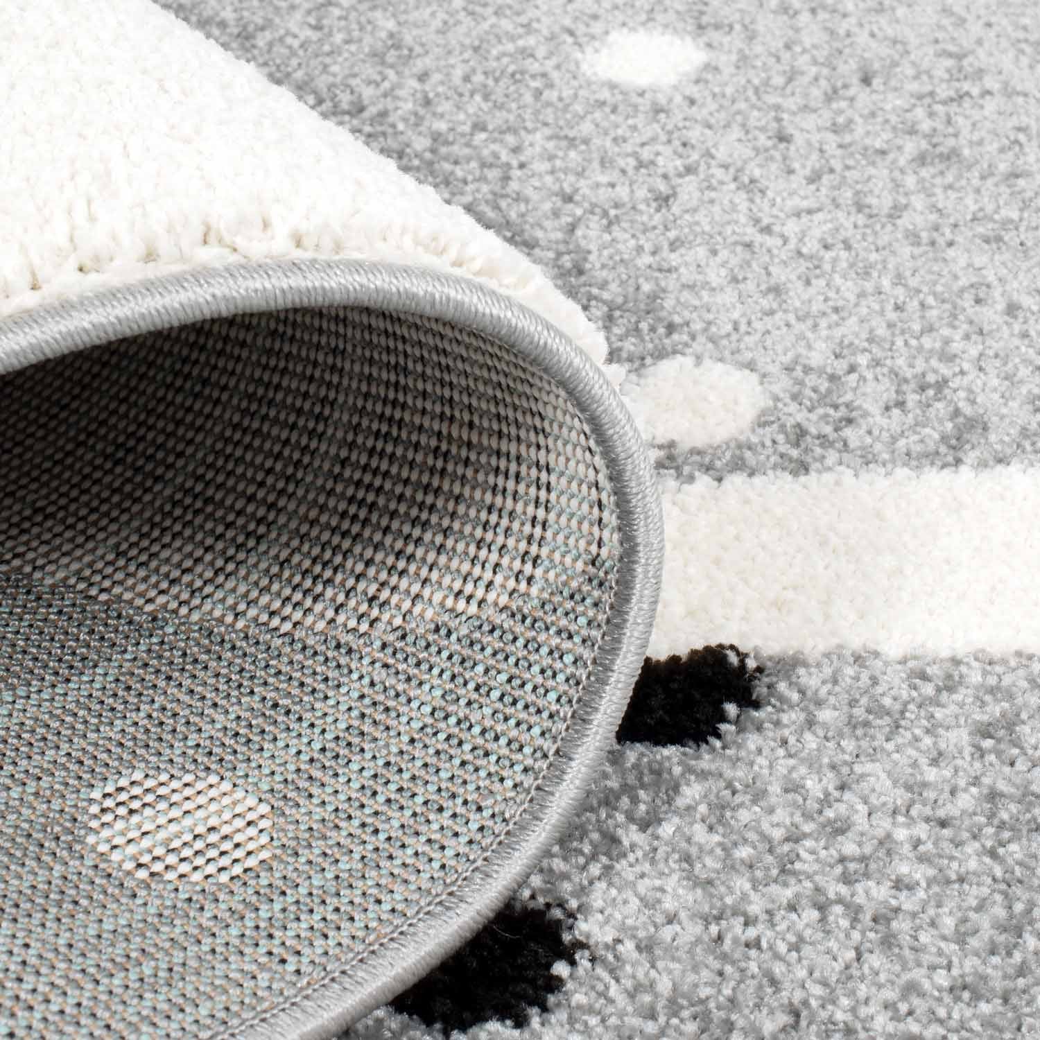 Kindertapijt Omid Konijntje Grijs Vloerkleed - Omid Carpets