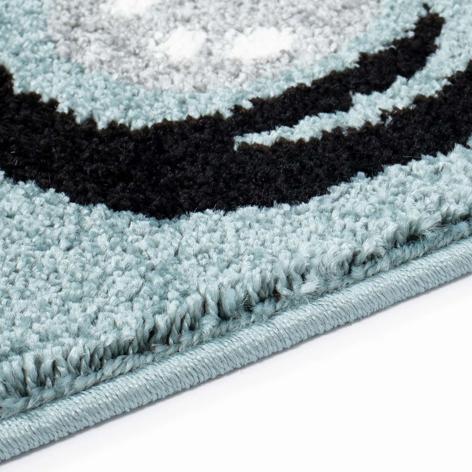 Kindertapijt Omid Beertje Blauw Vloerkleed - Omid Carpets