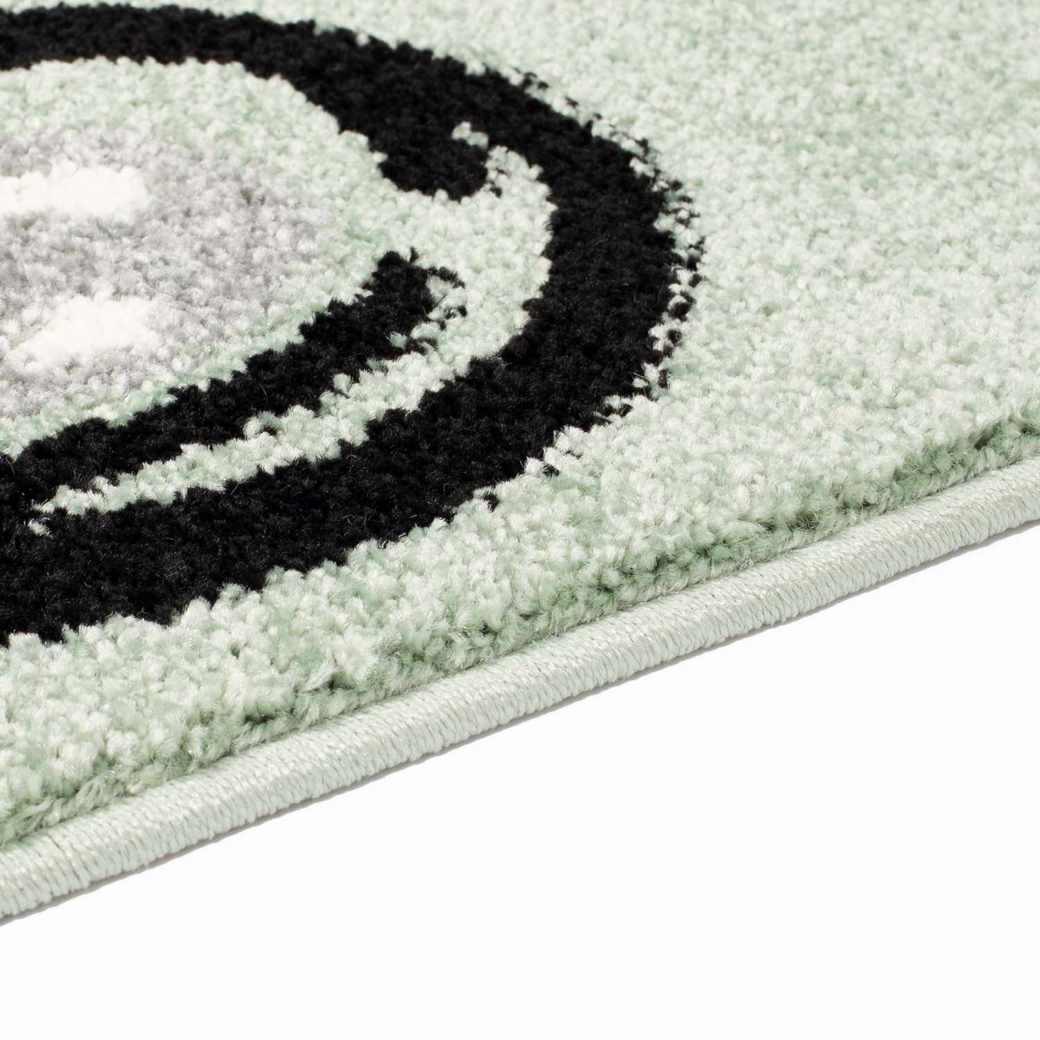 Kindertapijt Omid Beertje Groen Vloerkleed - Omid Carpets
