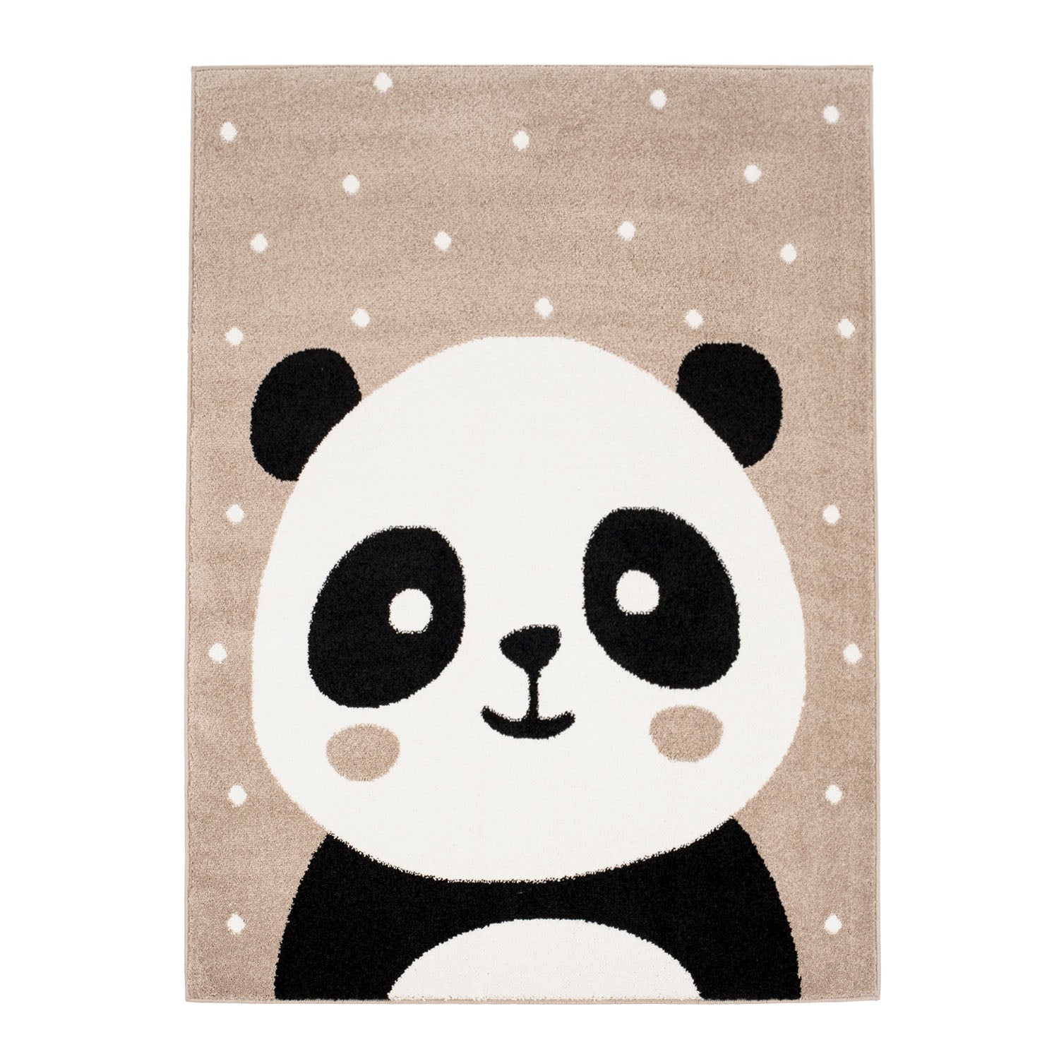Kindertapijt Omid Pandaoogjes Beige Vloerkleed - Omid Carpets