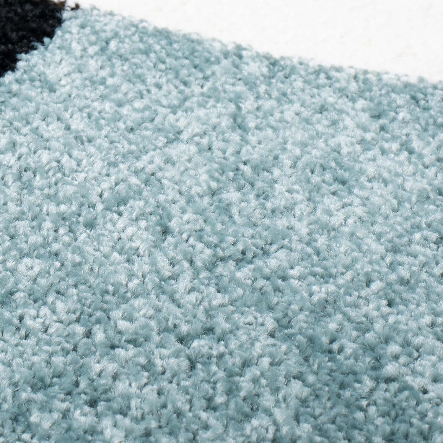 Kindertapijt Omid Pandaoogjes Blauw Vloerkleed - Omid Carpets