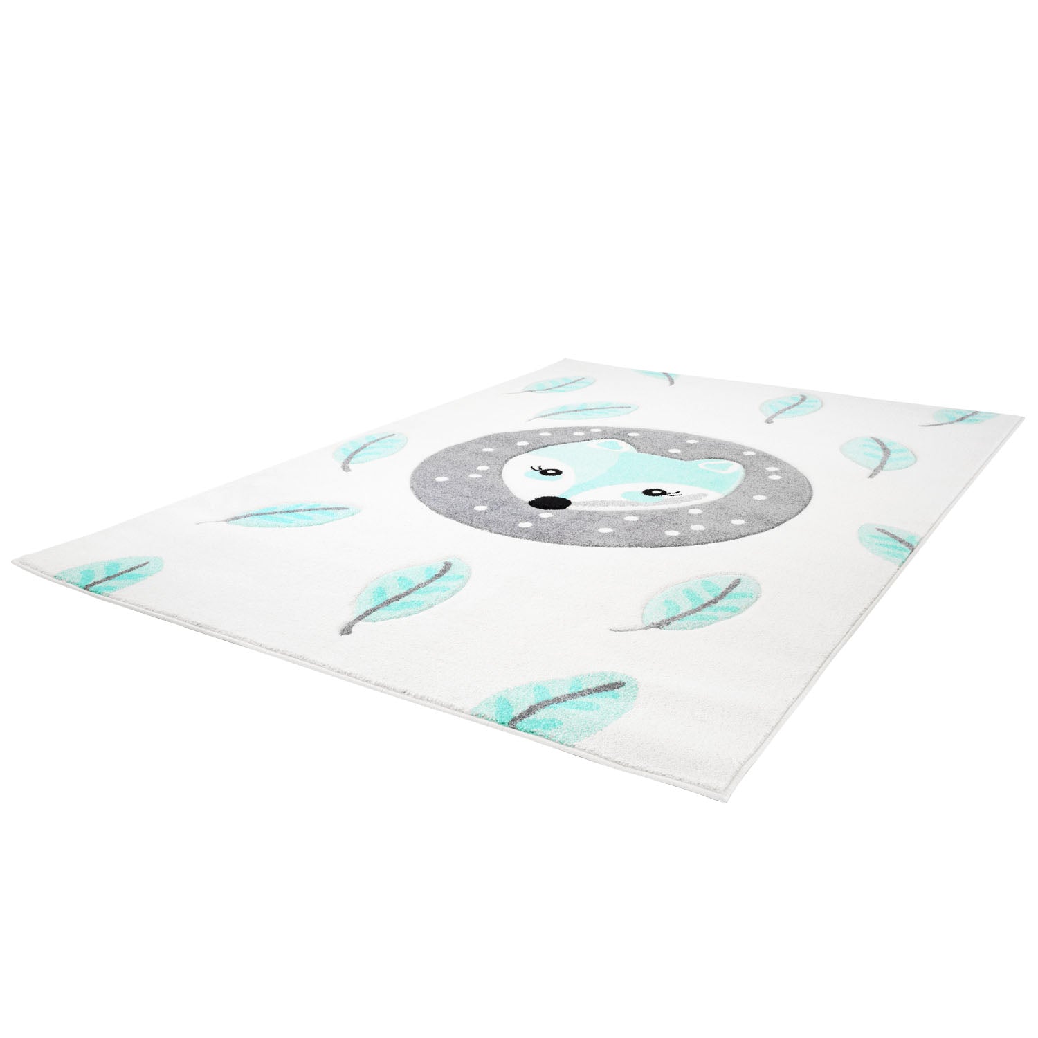 Kindertapijt Omid Bambi Munt Vloerkleed - Omid Carpets