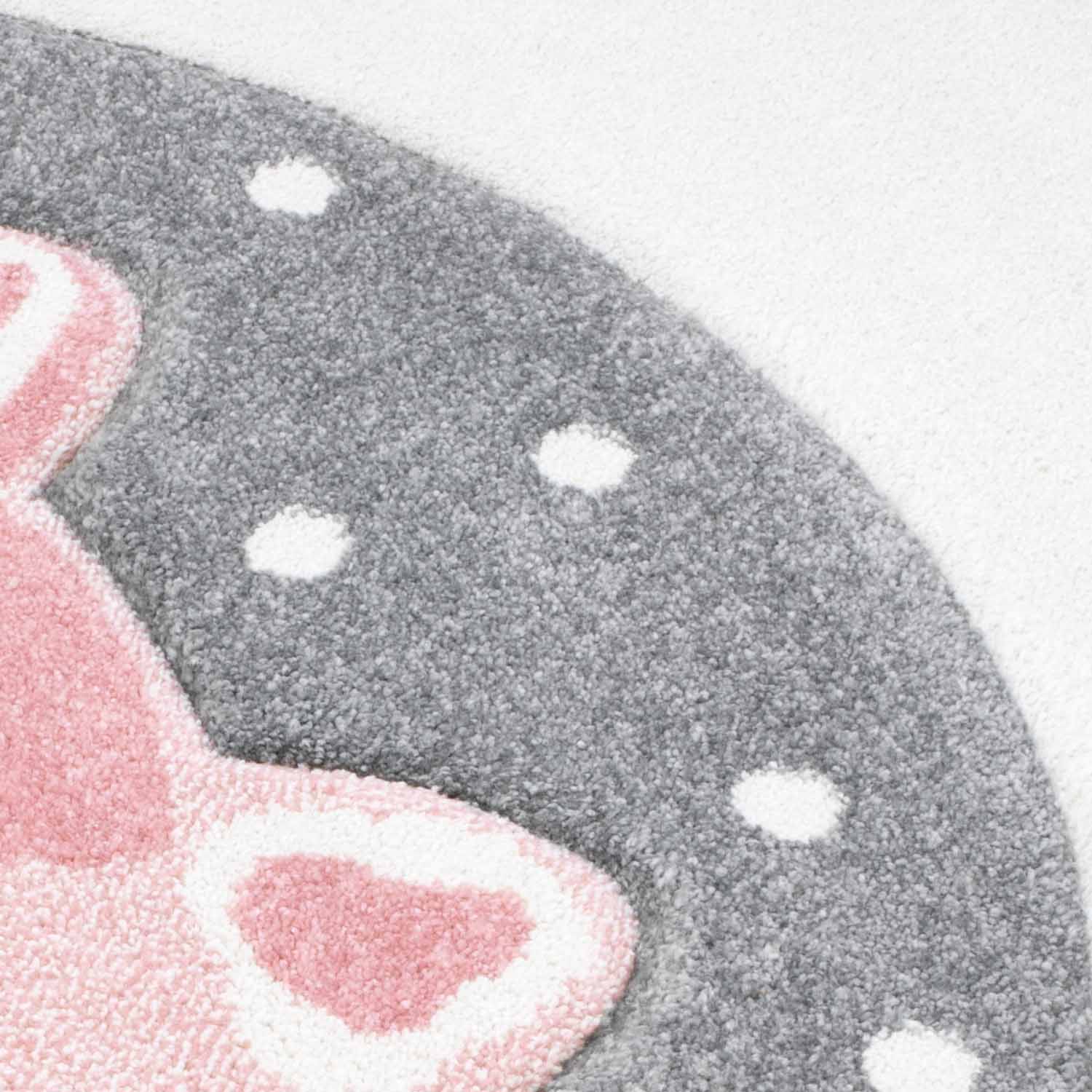 Kindertapijt Omid Bambi Roos Vloerkleed - Omid Carpets