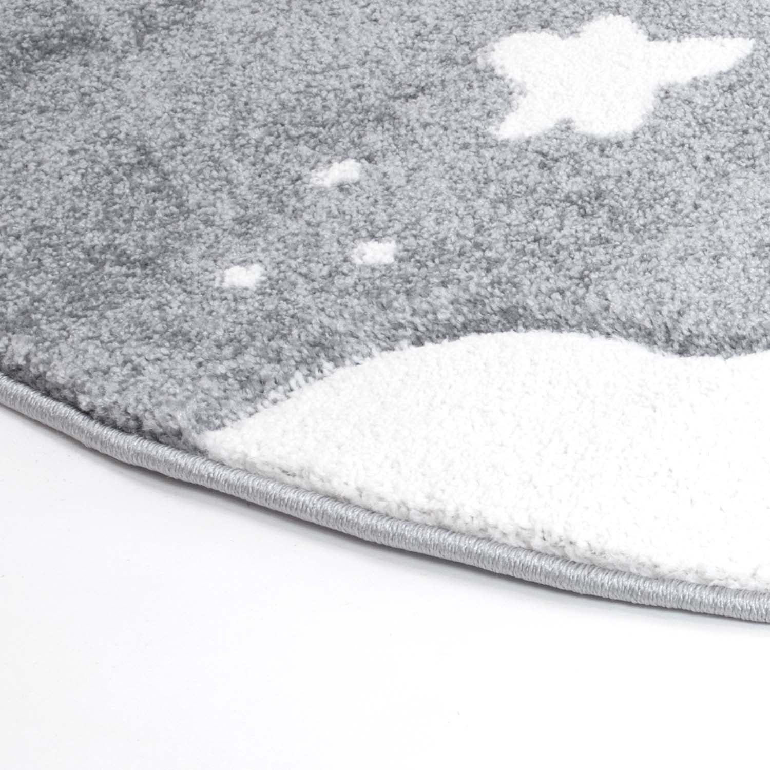 Kindertapijt Omid Maantje Grijs Vloerkleed - Omid Carpets