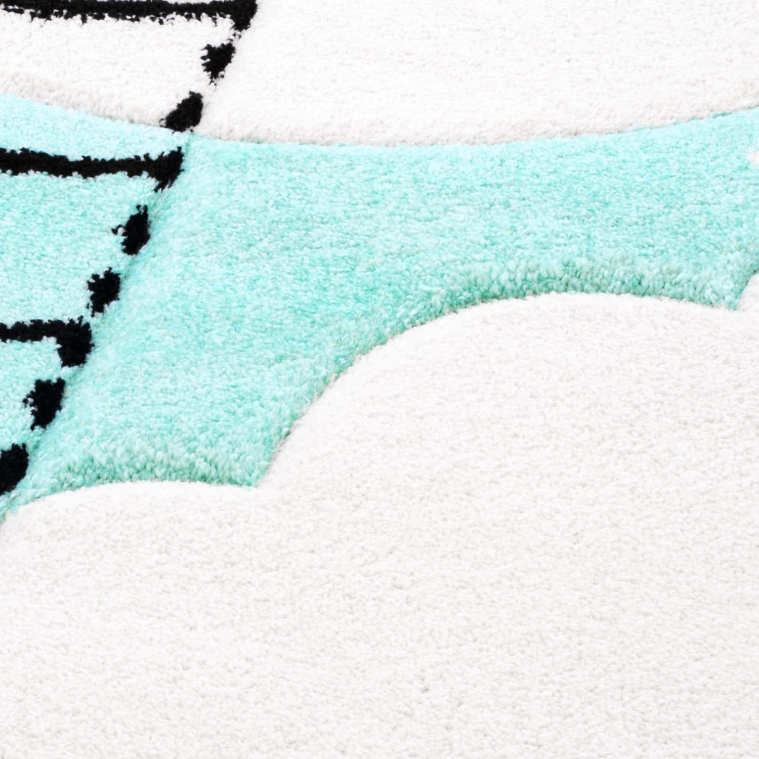 Kindertapijt Omid Maantje Munt Vloerkleed - Omid Carpets