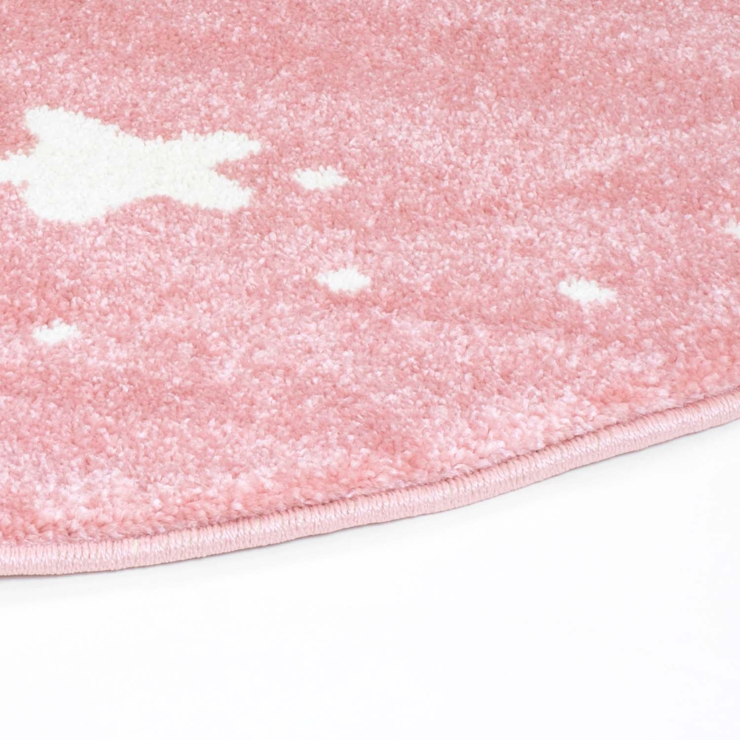 Kindertapijt Omid Maantje Roos Vloerkleed - Omid Carpets
