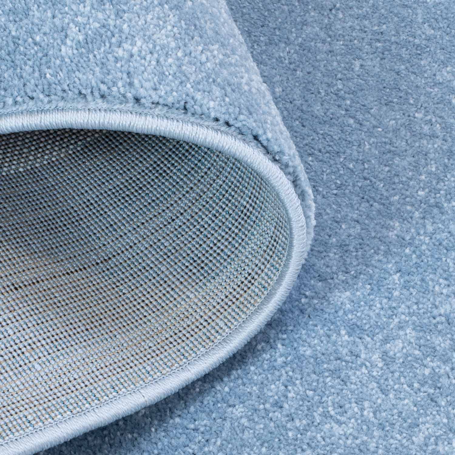 Kindertapijt Omid Zwaan Blauw Vloerkleed - Omid Carpets