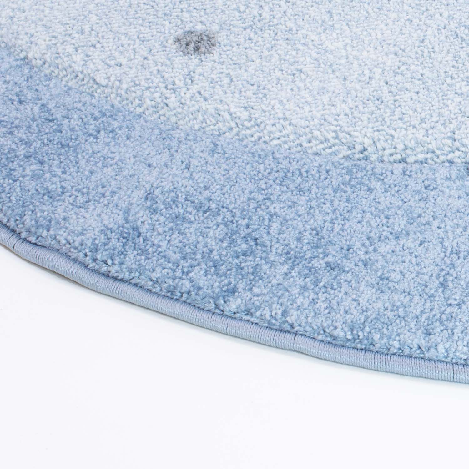 Kindertapijt Omid Zwaan Blauw Vloerkleed - Omid Carpets