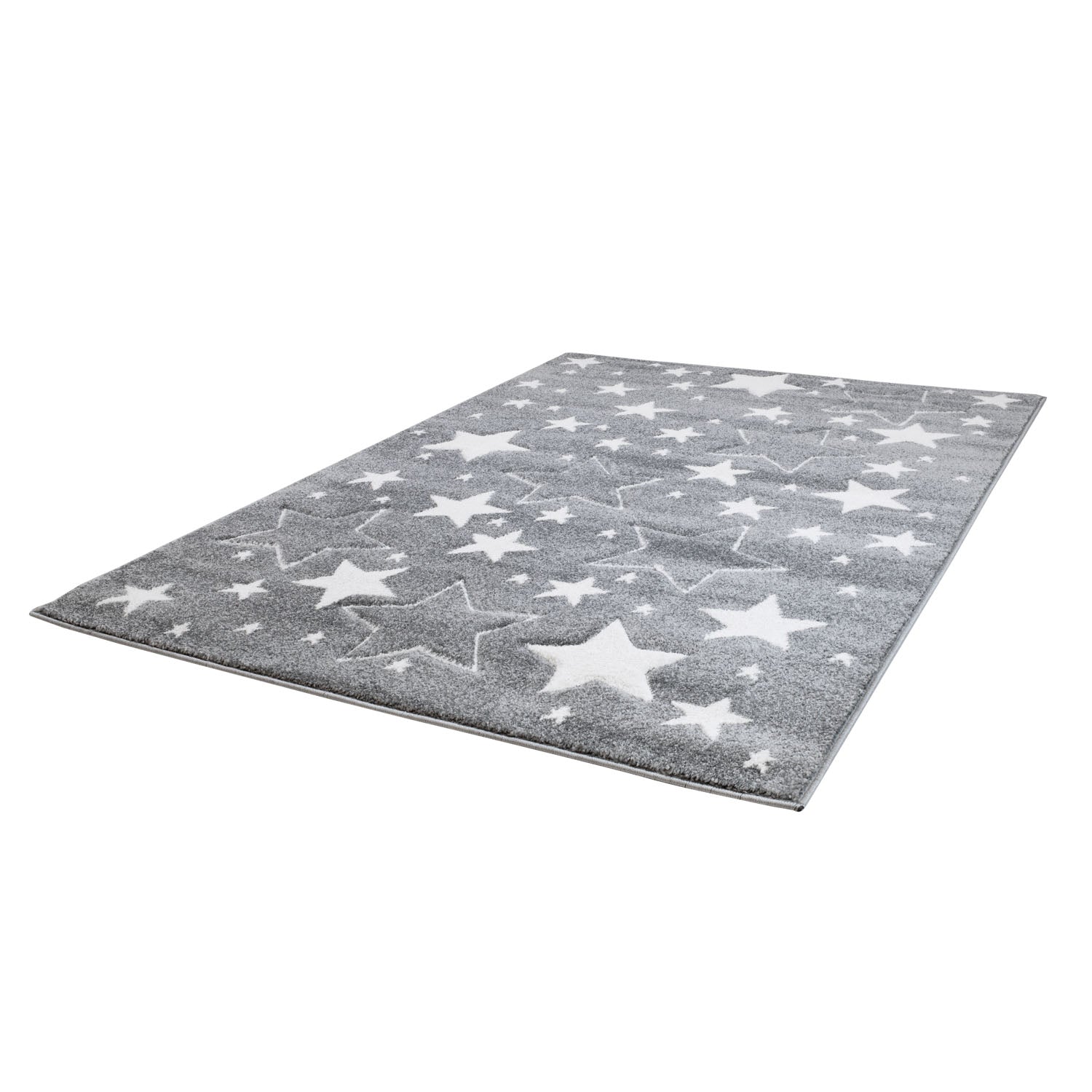 Kindertapijt Omid Sterretjes Grijs Vloerkleed - Omid Carpets