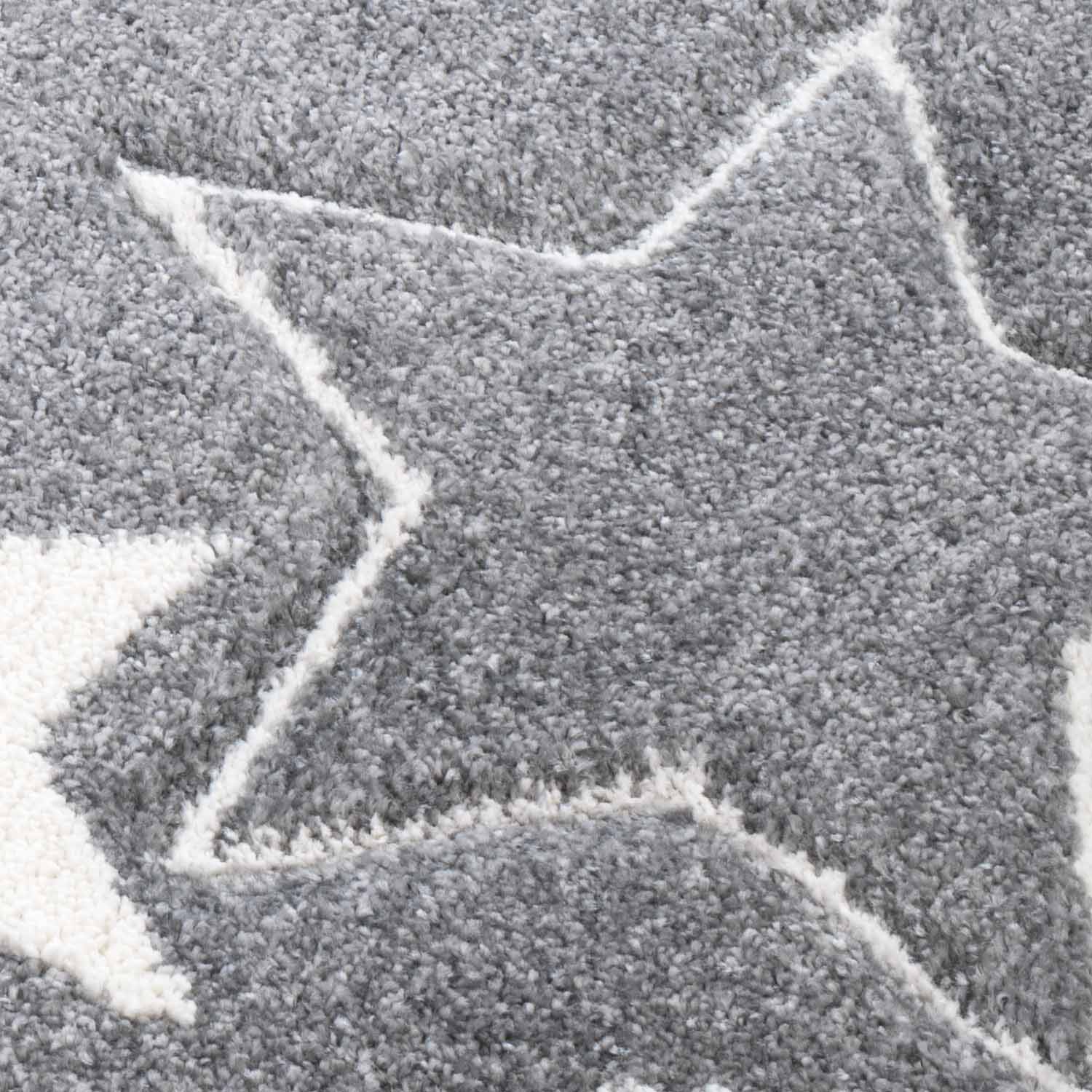 Kindertapijt Omid Sterretjes Grijs Vloerkleed - Omid Carpets