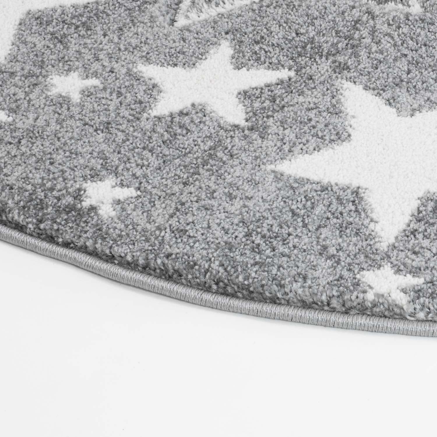 Kindertapijt Omid Sterretjes Grijs Vloerkleed - Omid Carpets