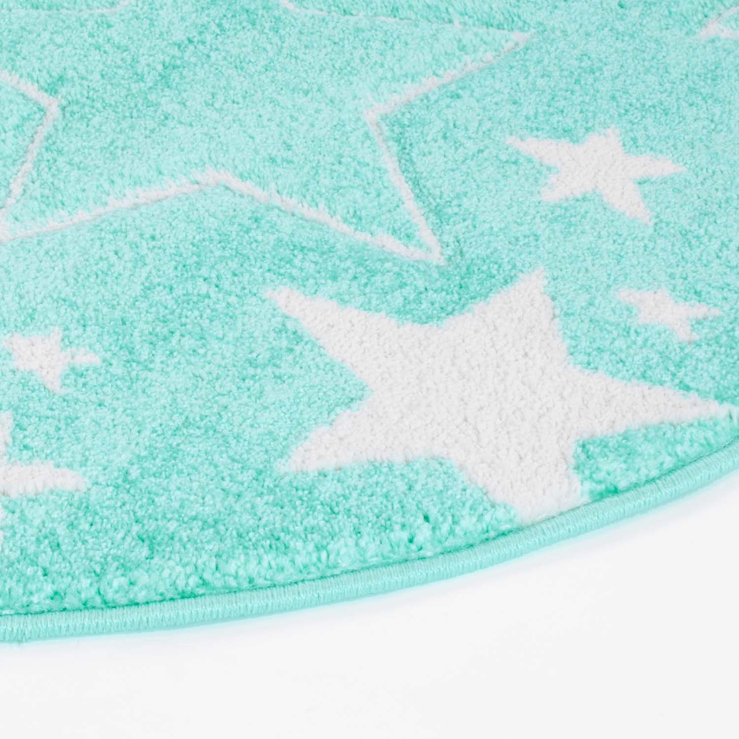 Kindertapijt Omid Sterretjes Munt Vloerkleed - Omid Carpets