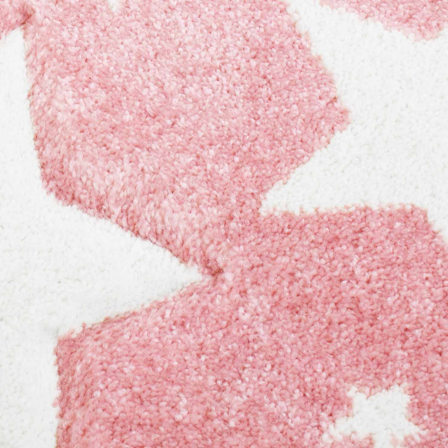 Kindertapijt Omid Sterretjes Roos Vloerkleed - Omid Carpets