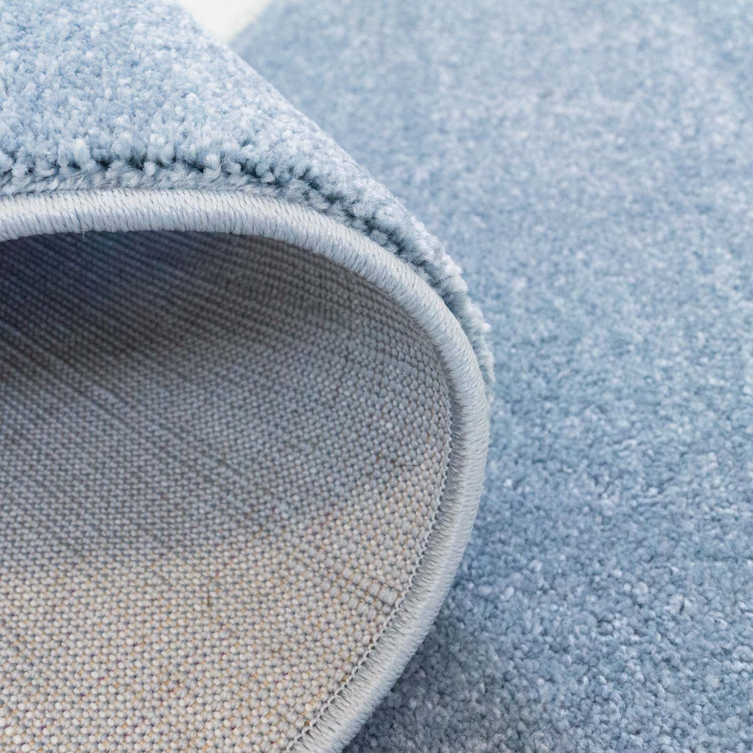 Kindertapijt Omid Panda Blauw Vloerkleed - Omid Carpets