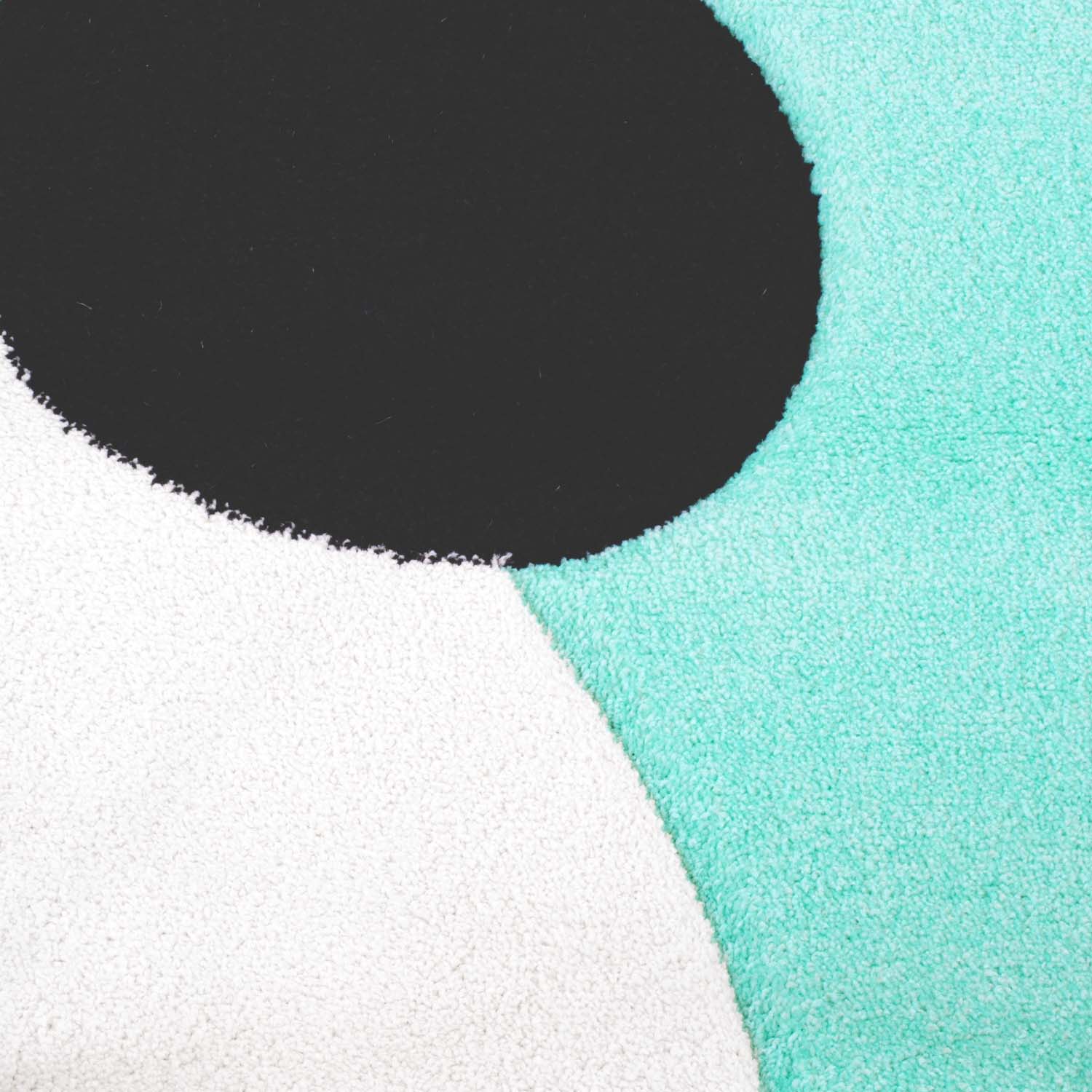Kindertapijt Omid Panda Munt Vloerkleed - Omid Carpets