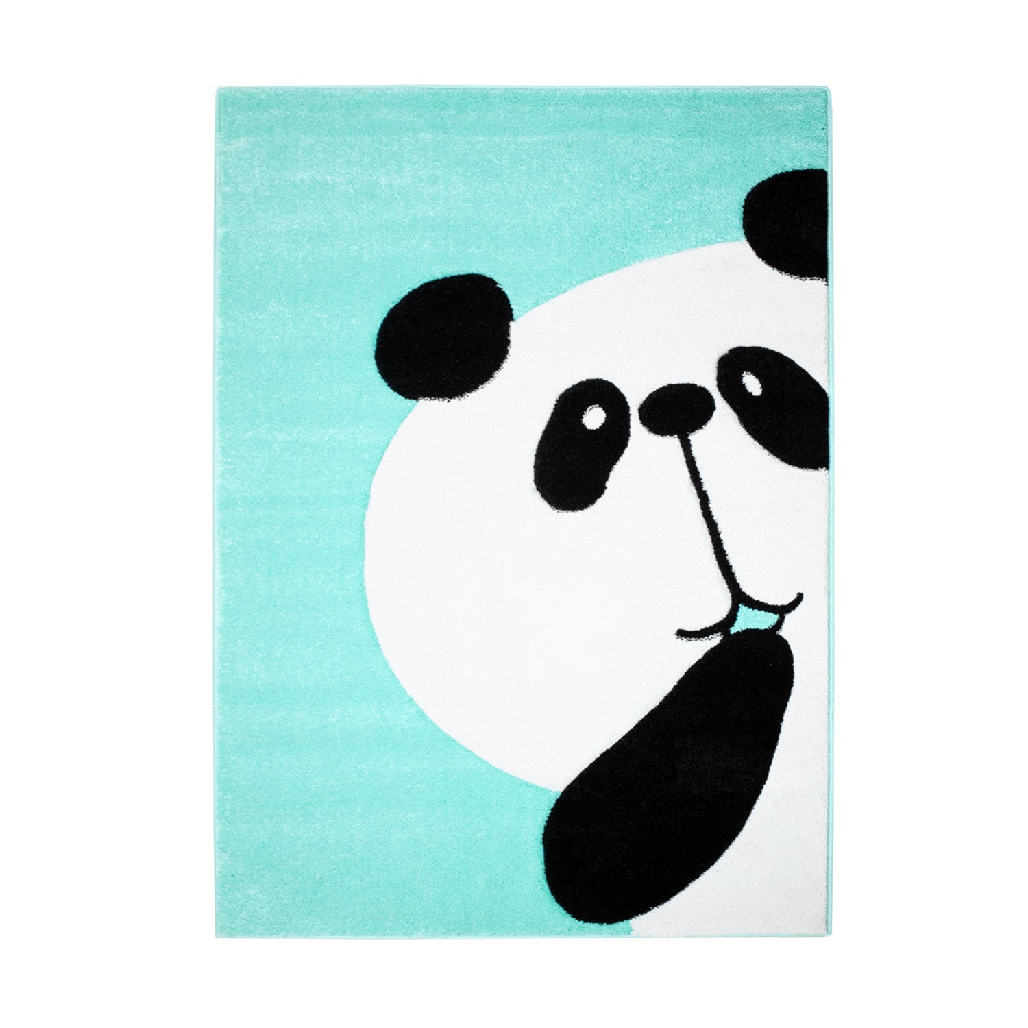 Kindertapijt Omid Panda Munt Vloerkleed - Omid Carpets
