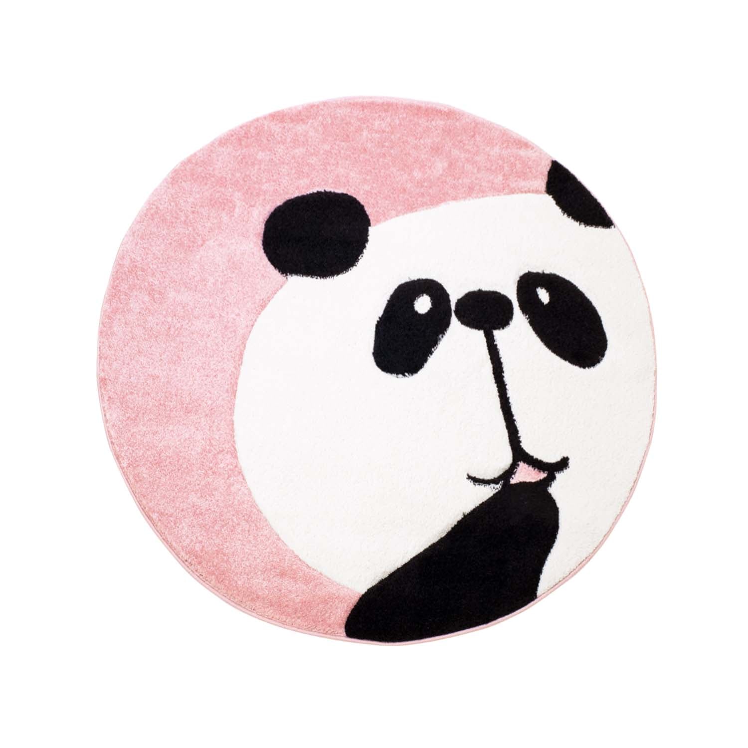 Kindertapijt Omid Panda Roos Vloerkleed - Omid Carpets