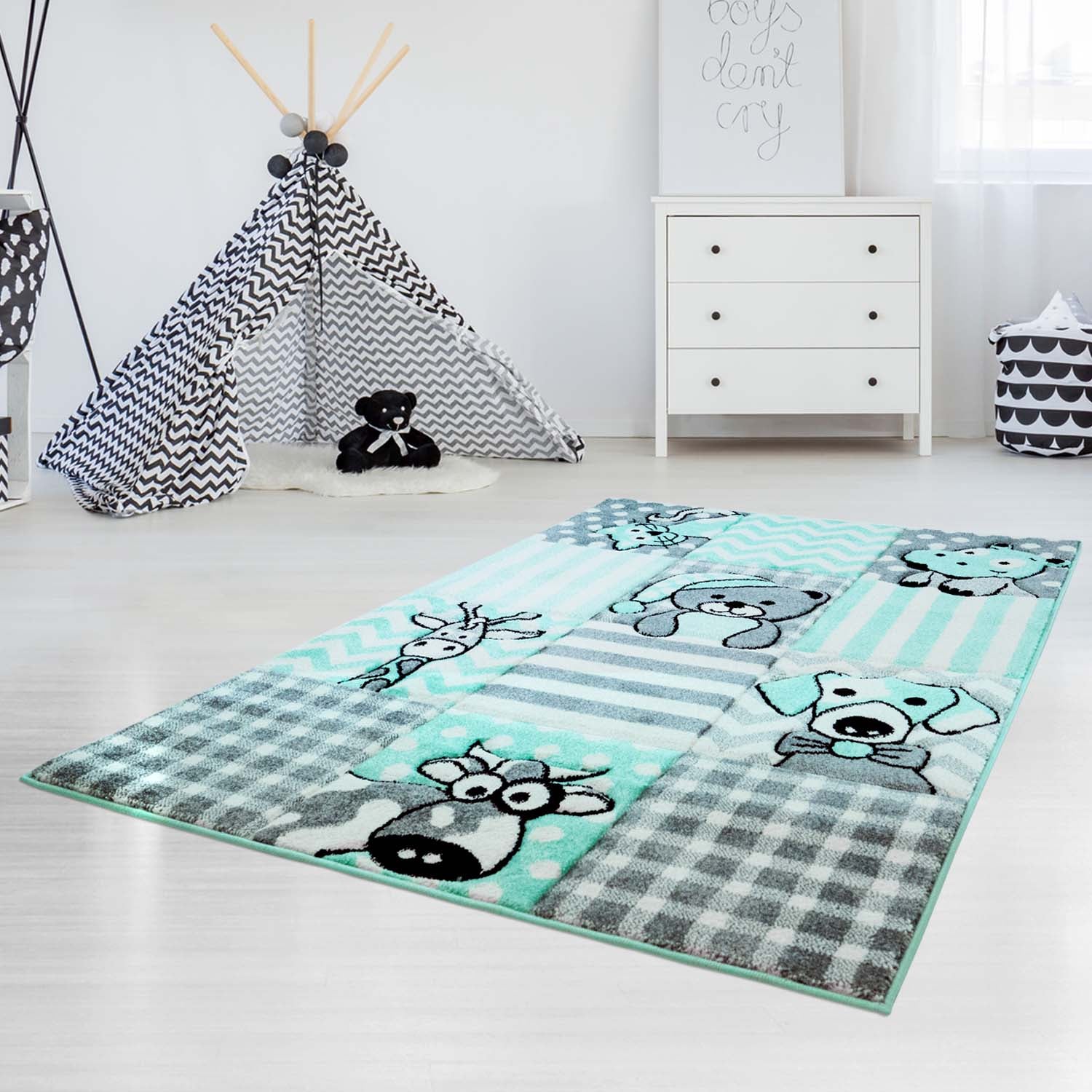 Kindertapijt Omid Dieren Vloerkleed - Omid Carpets