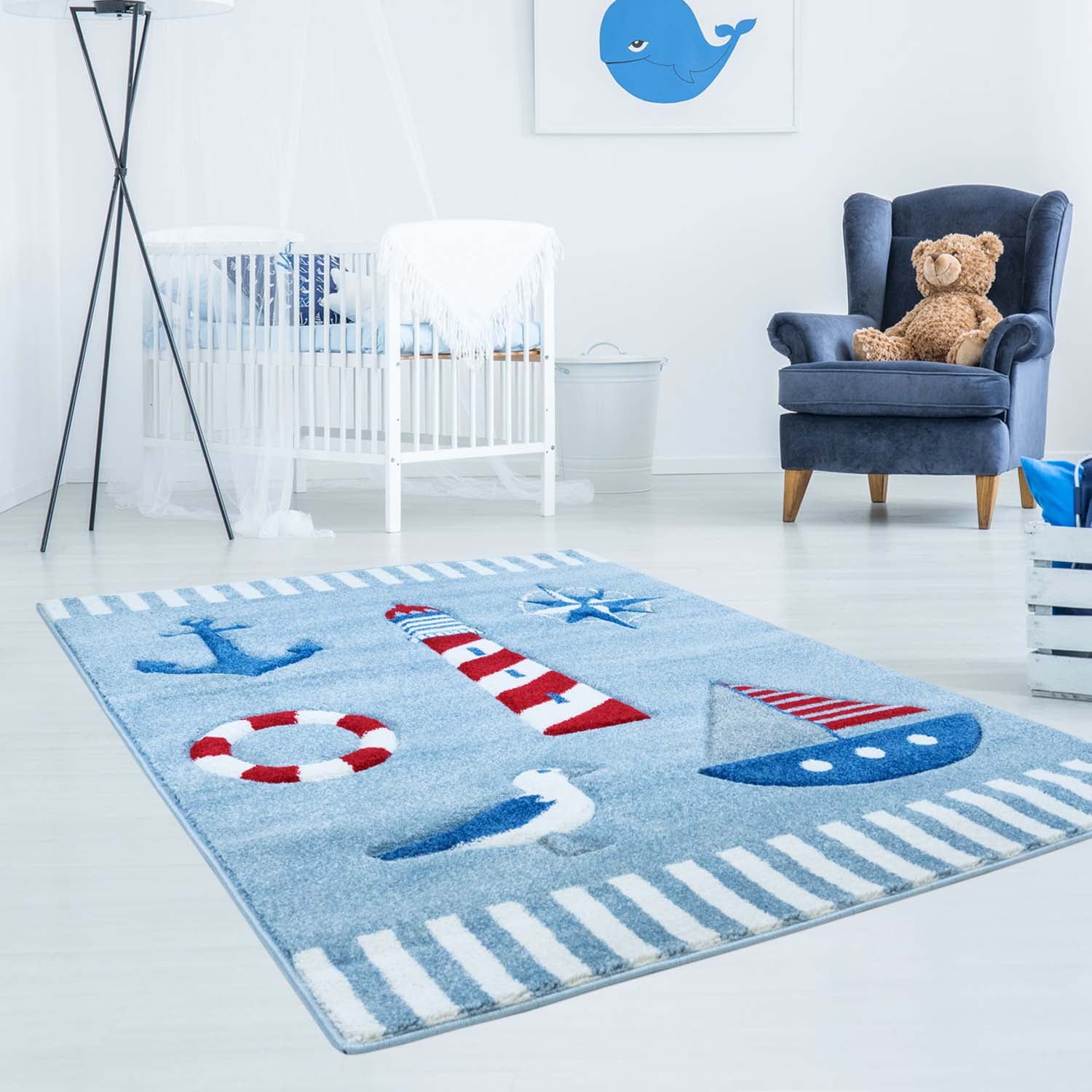 Kindertapijt Omid Schip Vloerkleed - Omid Carpets