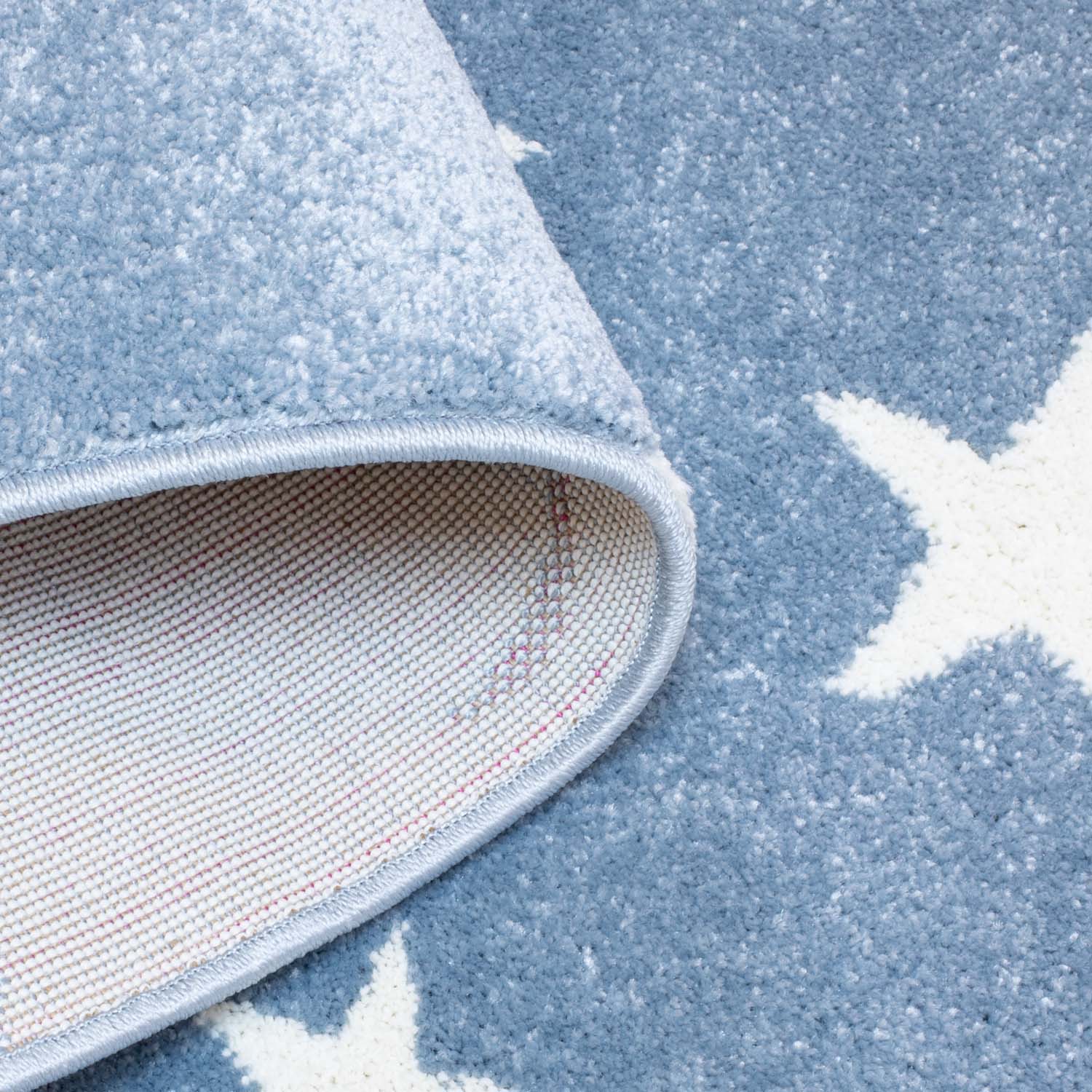 Kindertapijt Omid Pony Blauw Vloerkleed - Omid Carpets