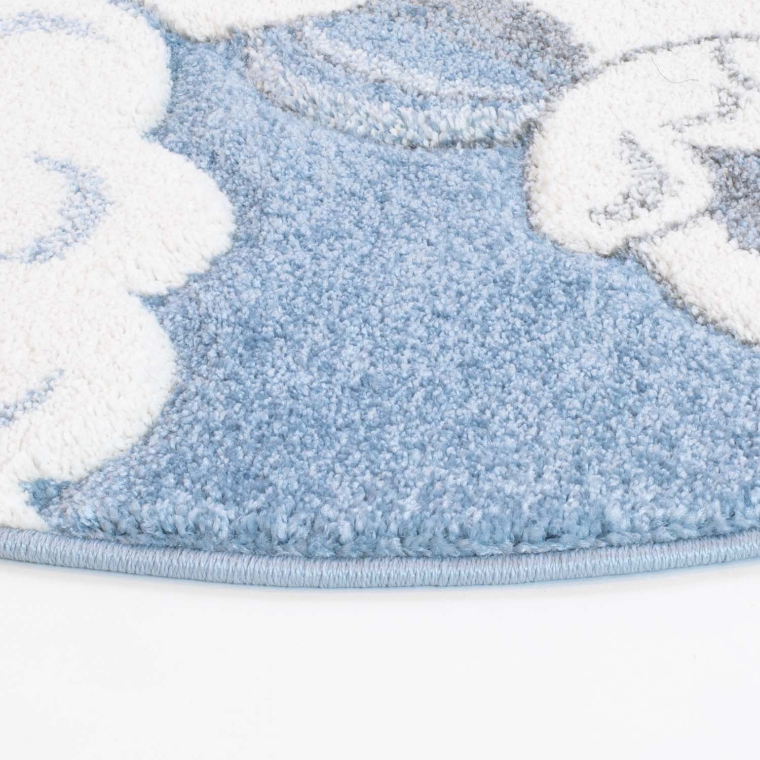 Kindertapijt Omid Pony Blauw Vloerkleed - Omid Carpets