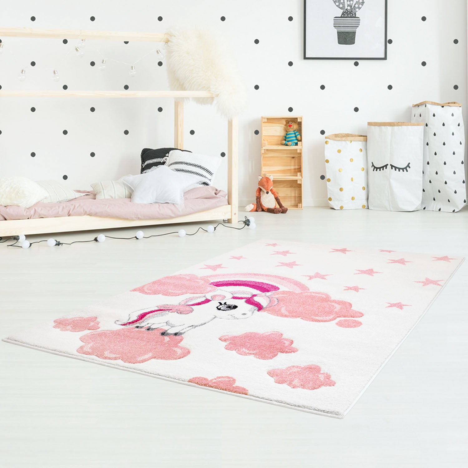 Kindertapijt Omid Pony Crème Vloerkleed - Omid Carpets