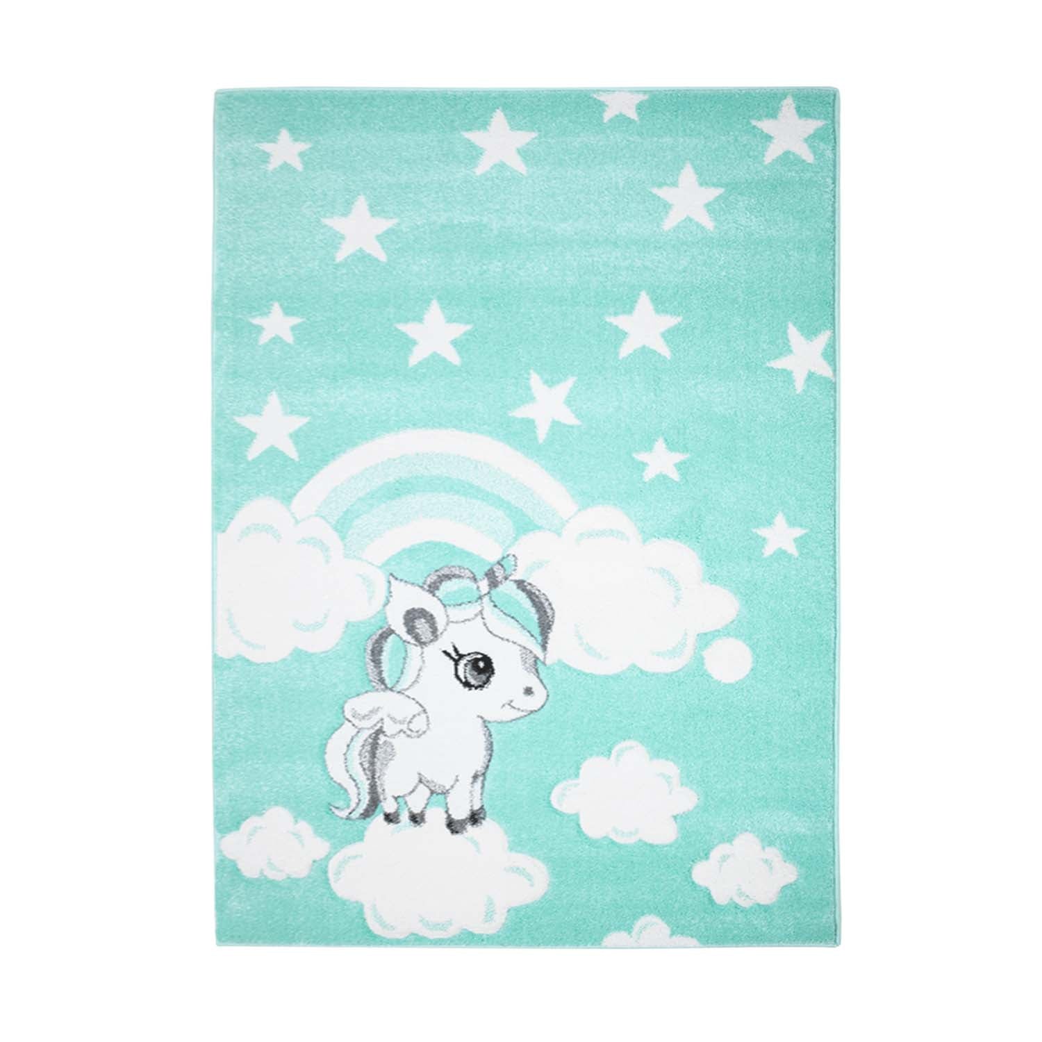 Kindertapijt Omid Pony Munt Vloerkleed - Omid Carpets