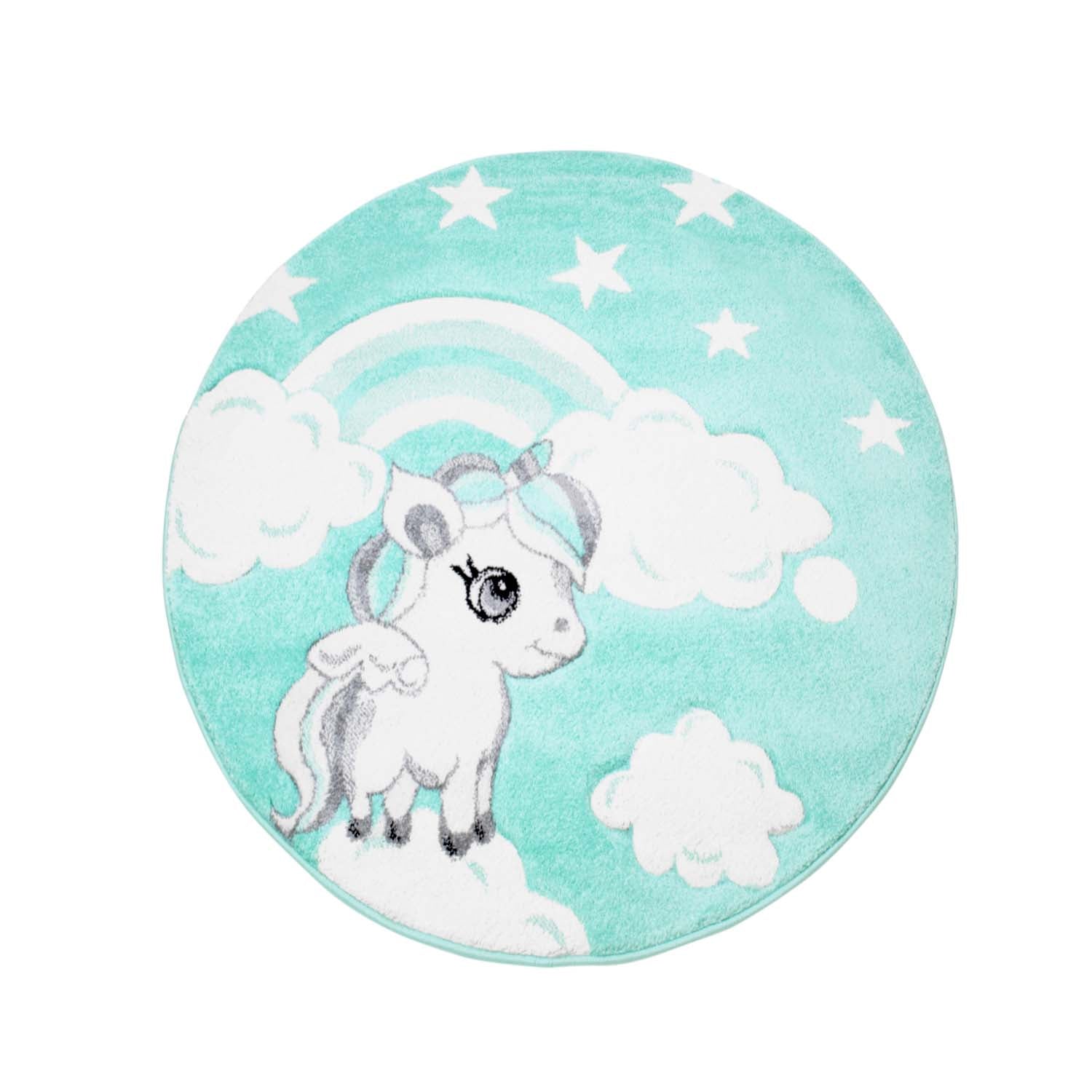 Kindertapijt Omid Pony Munt Vloerkleed - Omid Carpets