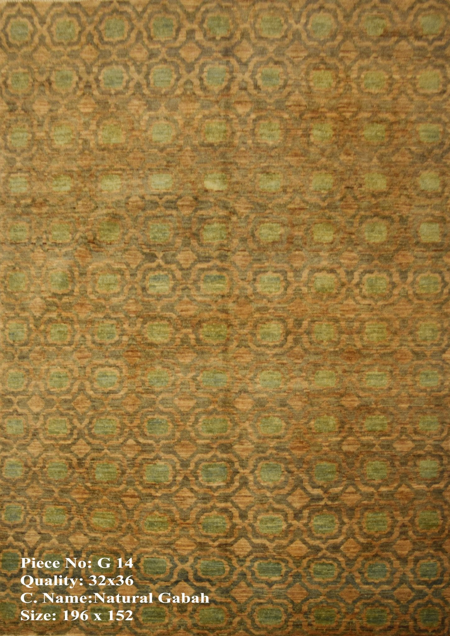 Honing Bruine Gabbah Tapijt 196x152 - Omid Carpets