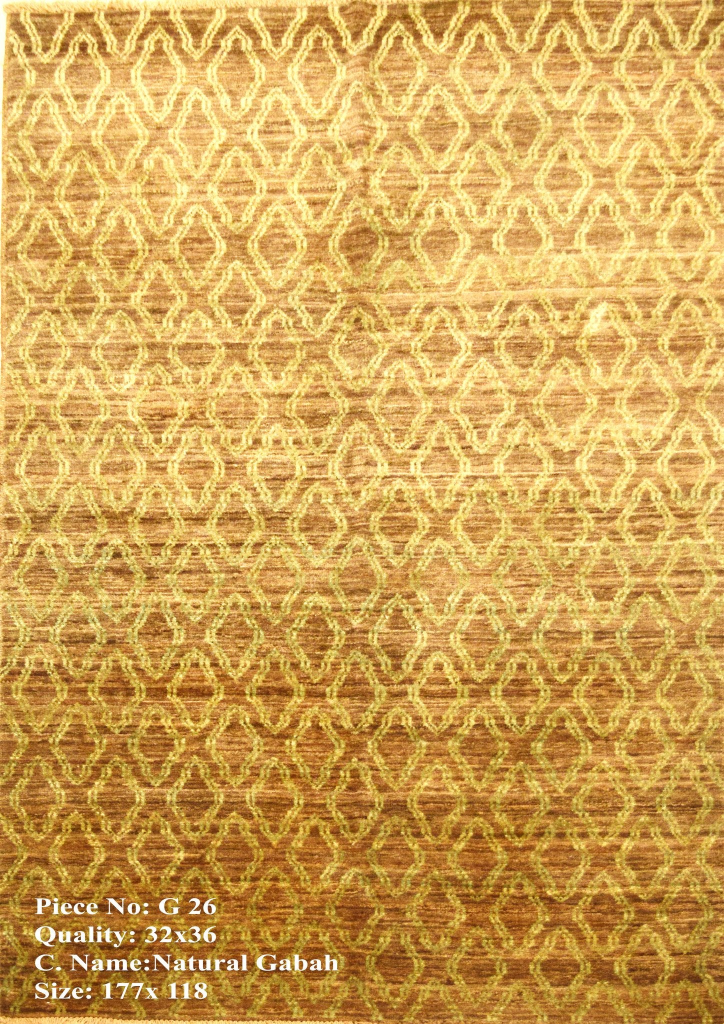 Gouden Droom Gabbah Tapijt 177x118 - Omid Carpets